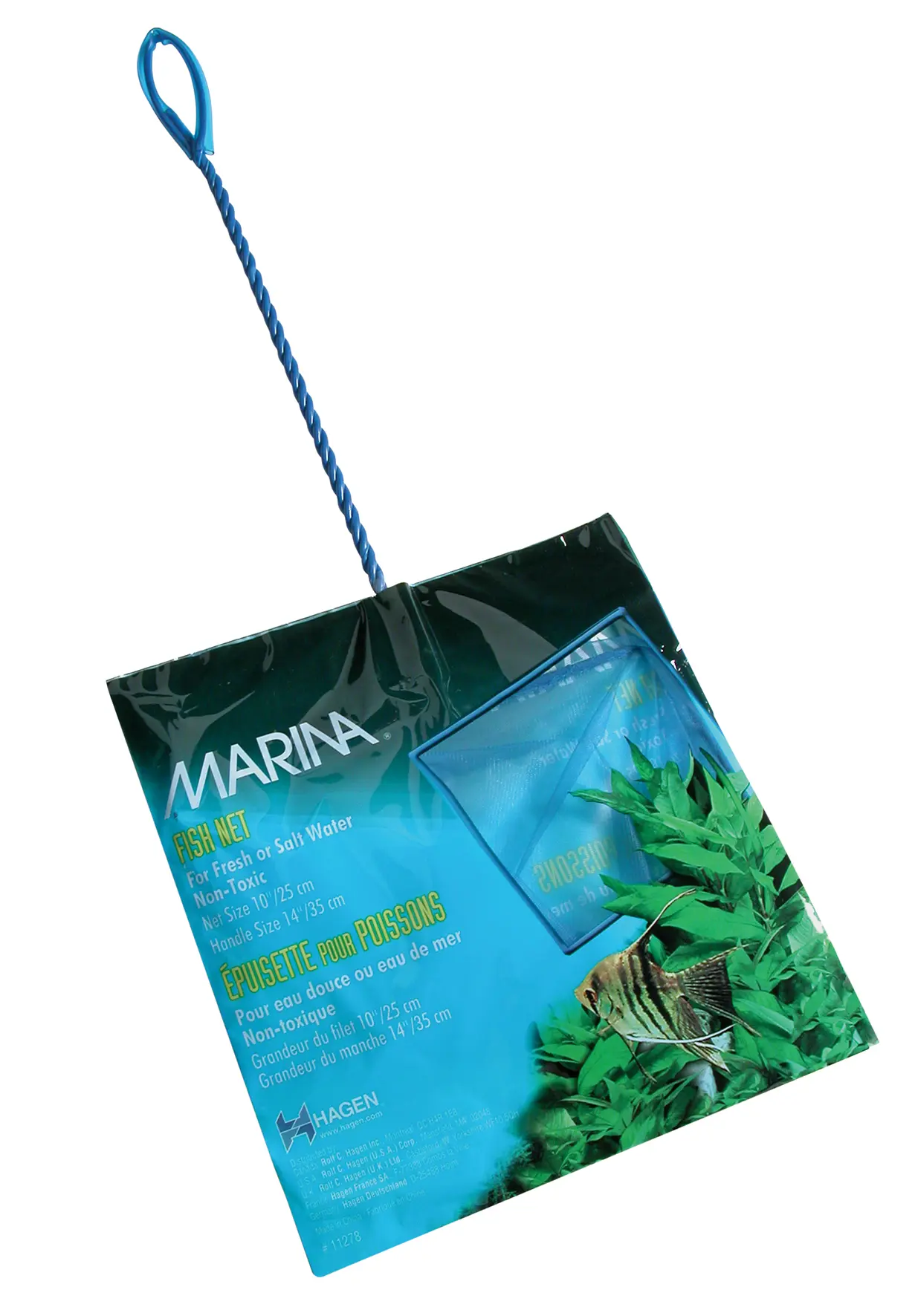 Marina Fischnetz feinmaschig 25-35 cm blau