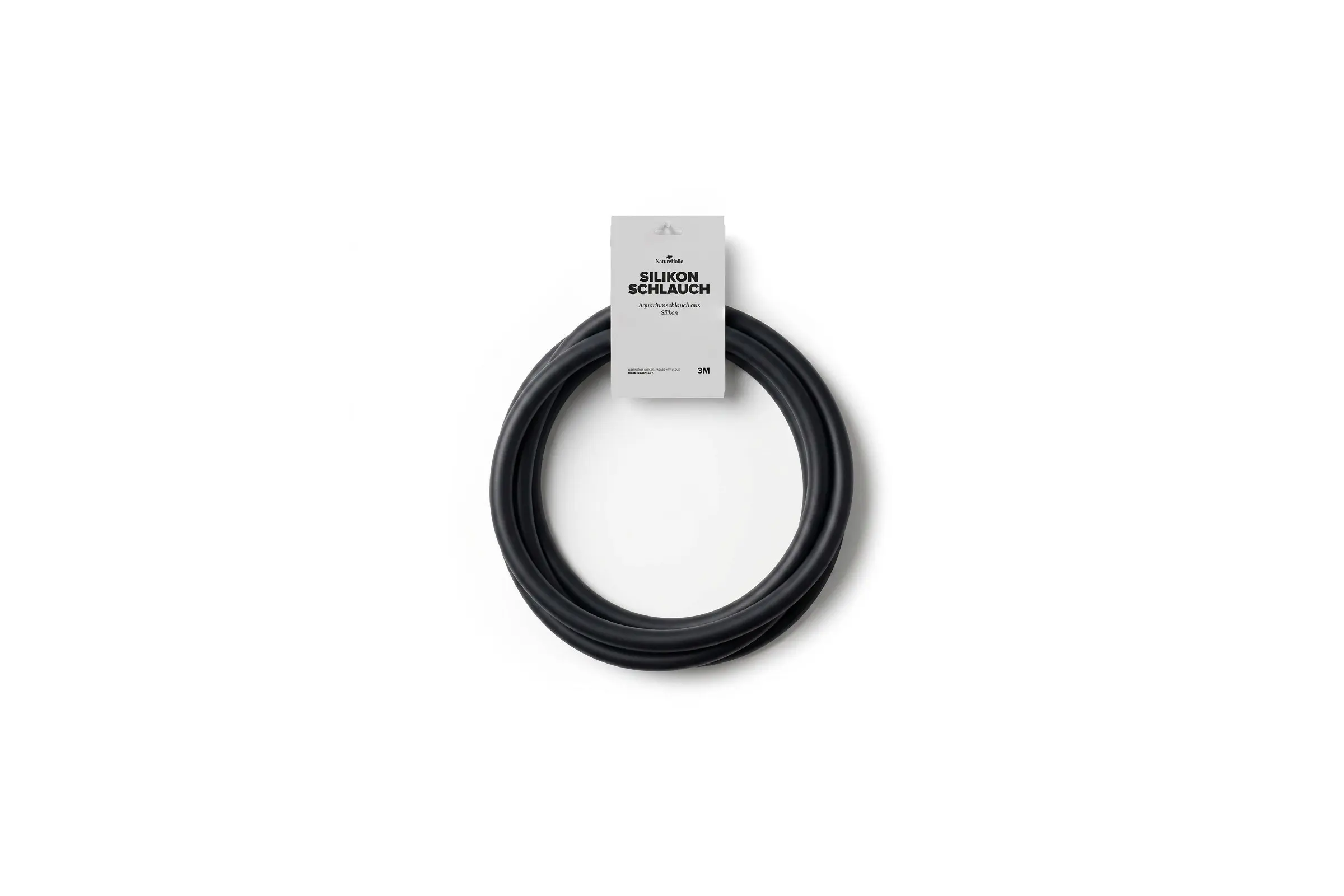 NatureHolic Silikon Aquarium Schlauch – Matt Schwarz – 16/22 mm – 3 m