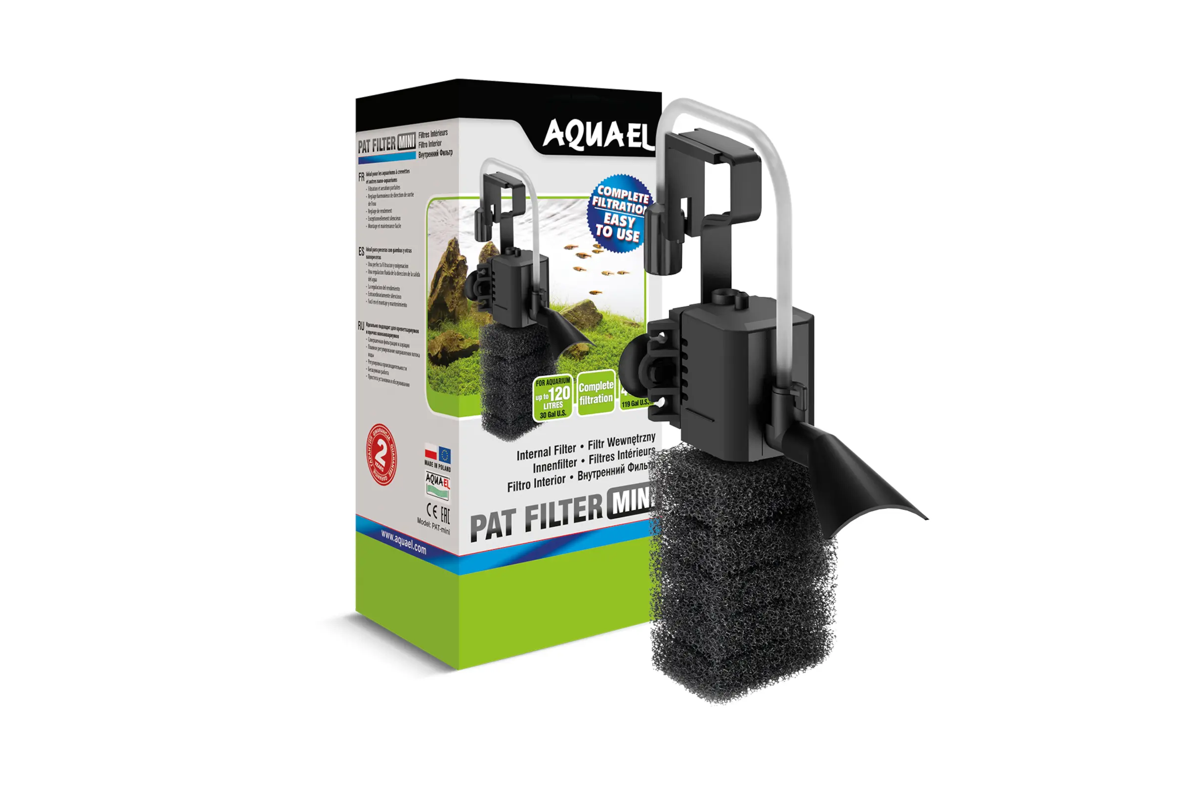 Aquael Pat Mini Filter, Nano-Innenfilter