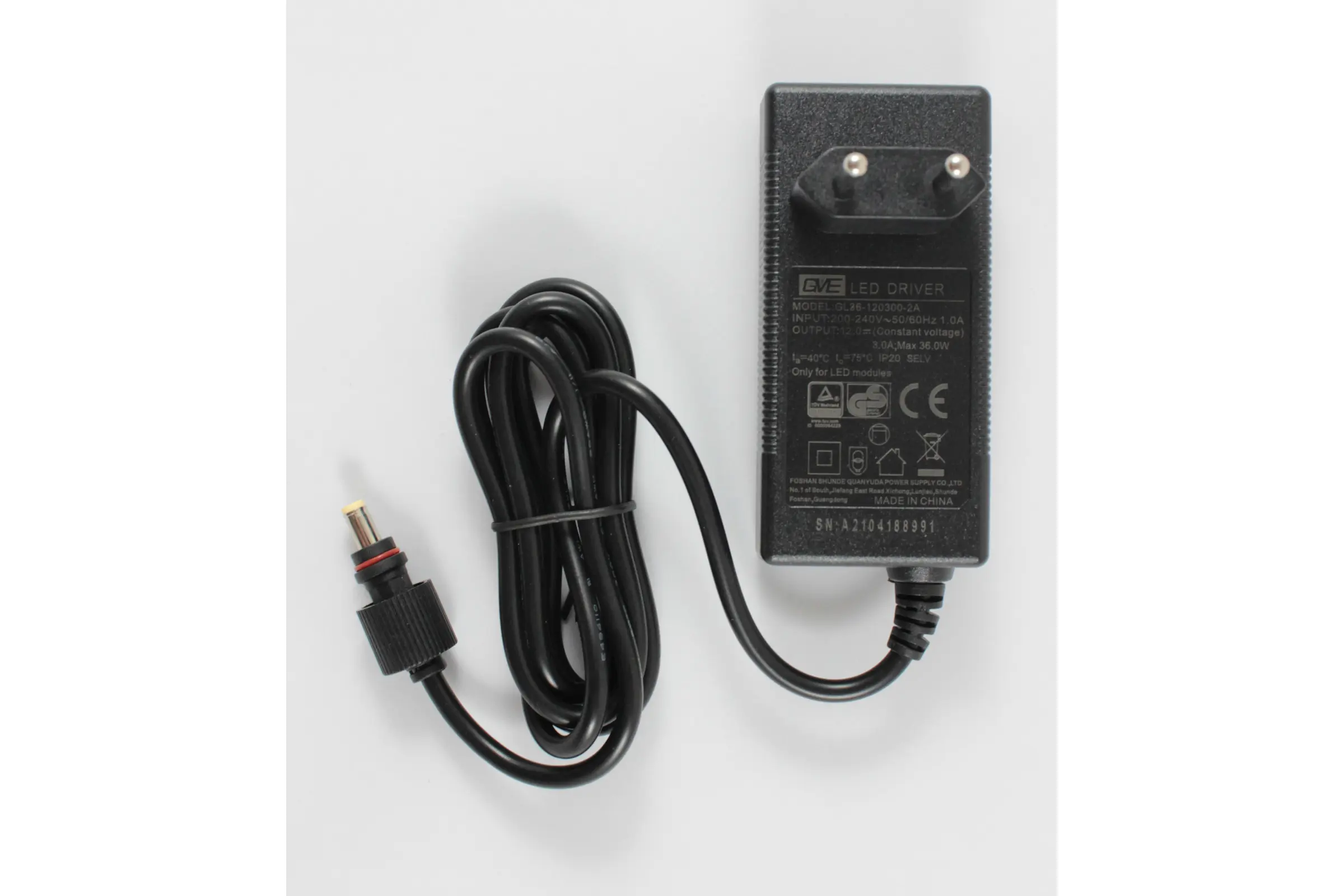 Chihiros Netzteil 12 V – 3 A, A 201–501, B 20–60, C 201–361