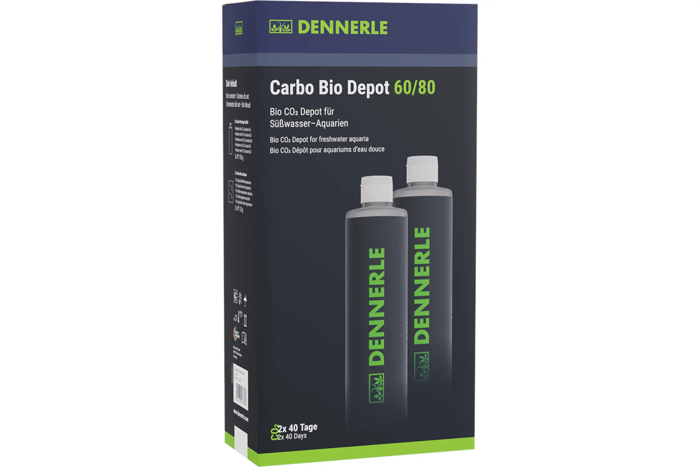 Dennerle Carbo Bio Depot 60/80, 2 Stk. Nachfüllpackung