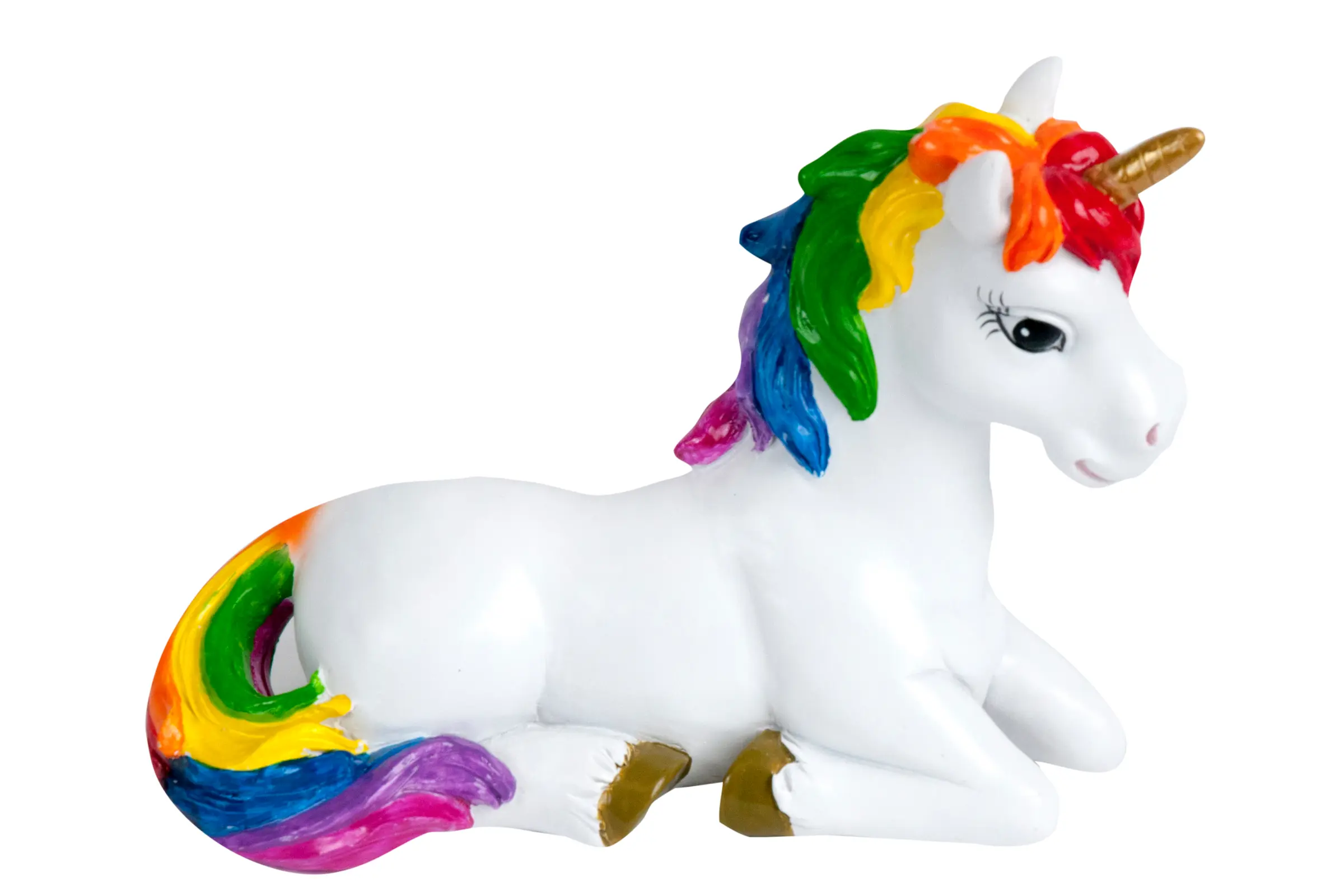 Penn-Plax Einhorn sitzend, Aquarium-Deko