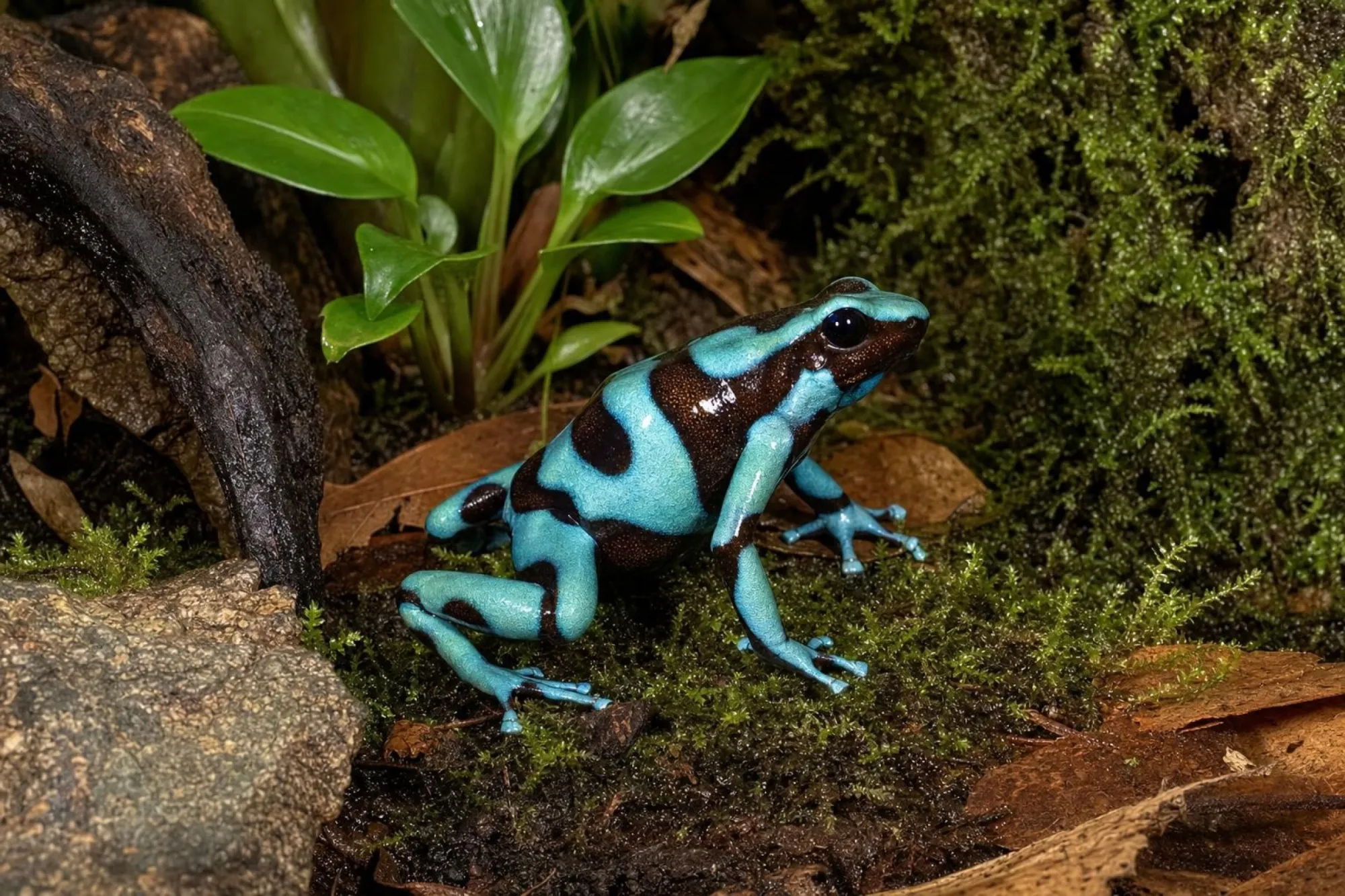 Goldbaumsteiger „Celeste“, Dendrobates auratus