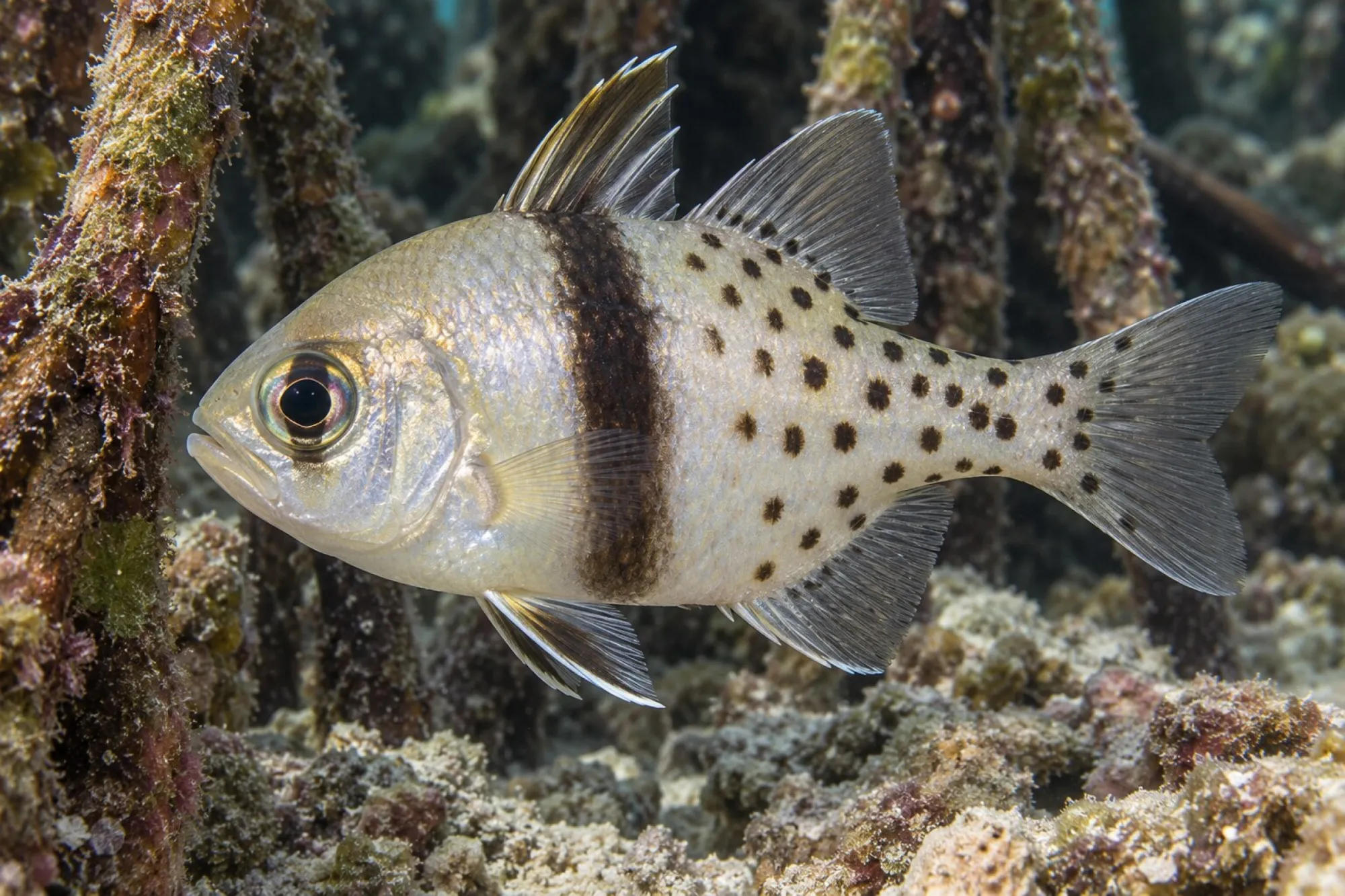 Runder Kardinalbarsch, Sphaeramia orbicularis