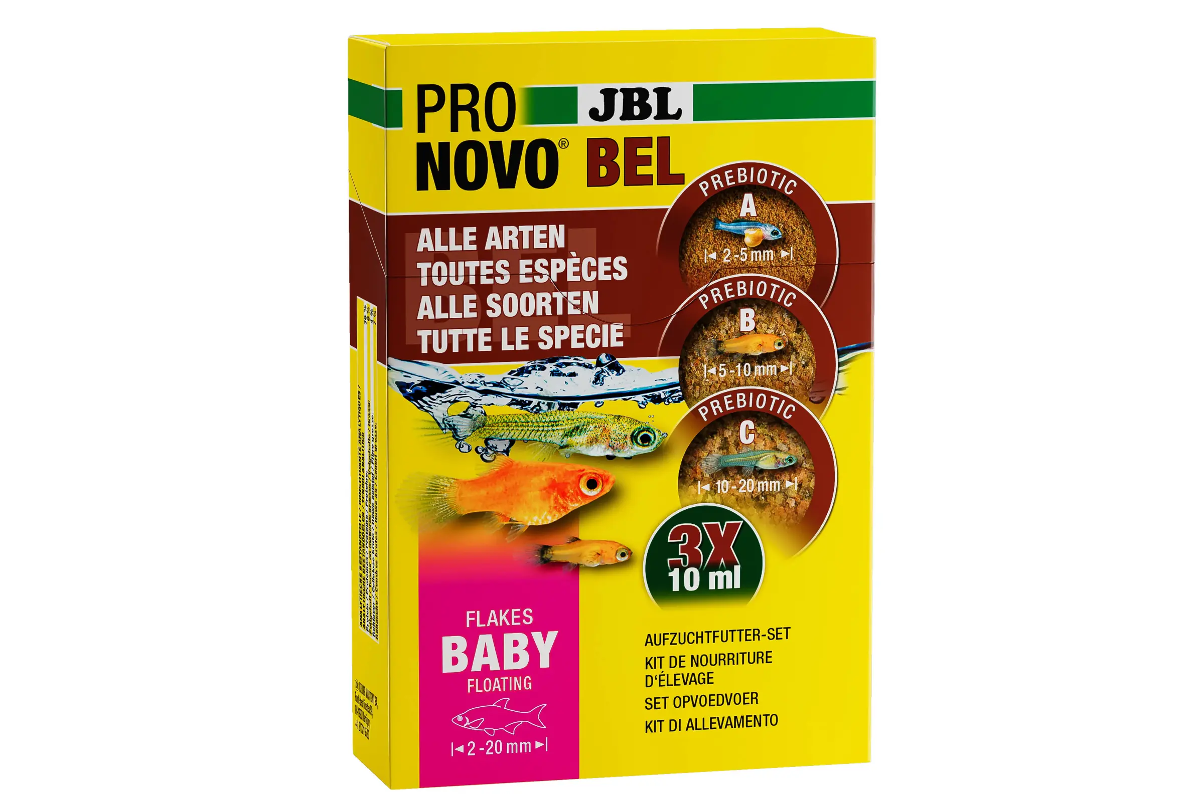 JBL PRONOVO BEL FLAKES BABY 3 x 10 ml – JBL-Herstellerbild