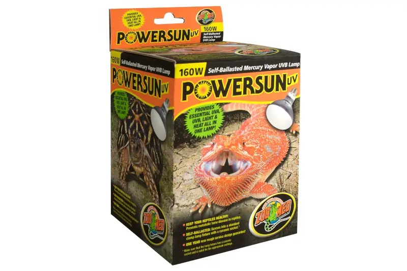 Zoomed PowerSun UV (Self-Ballasted MV), UVB-Vollspektrumlampe, 160 Watt