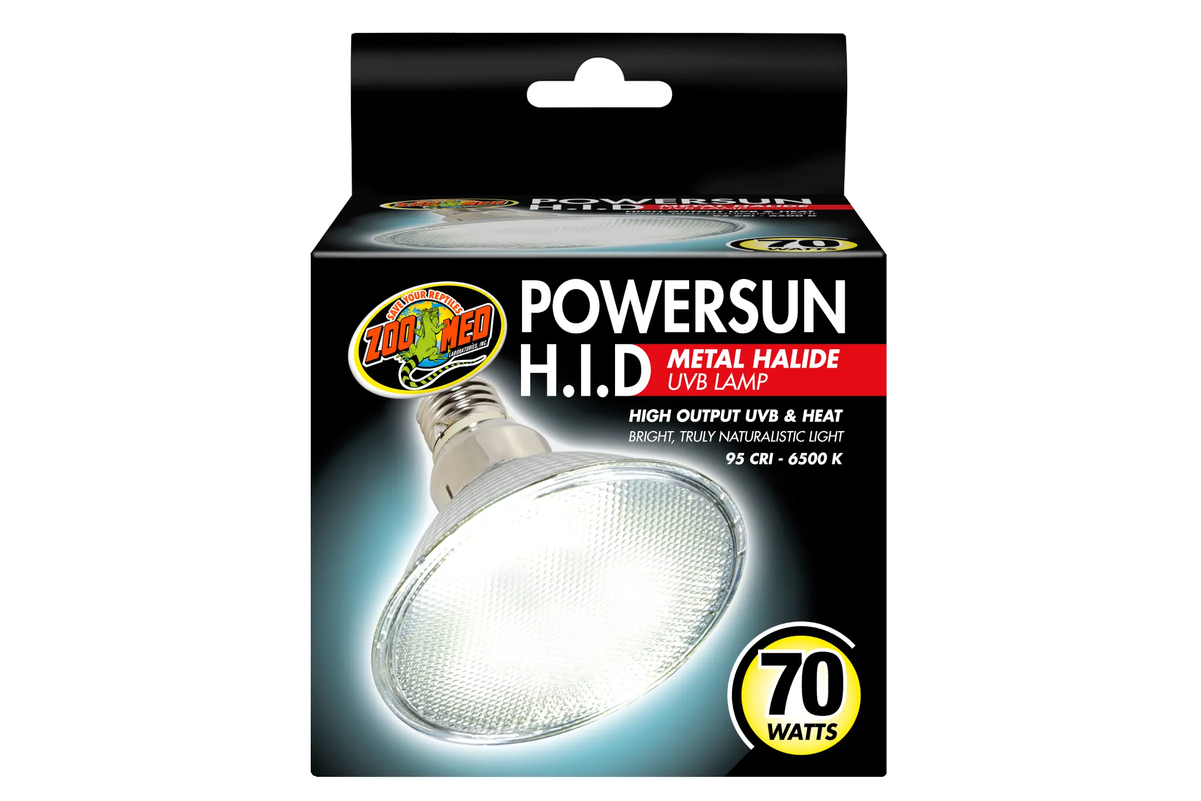 Zoomed PowerSun H.I.D UVB Lamp, UVB-Vollspektrumlampe, 70 W
