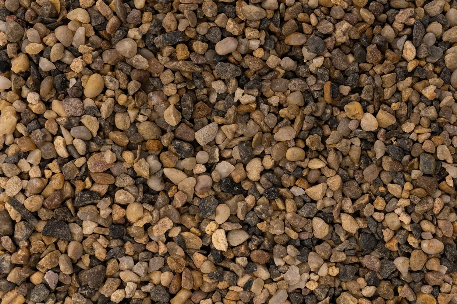Braun-beige Zierkies, Körnung 4-8 mm