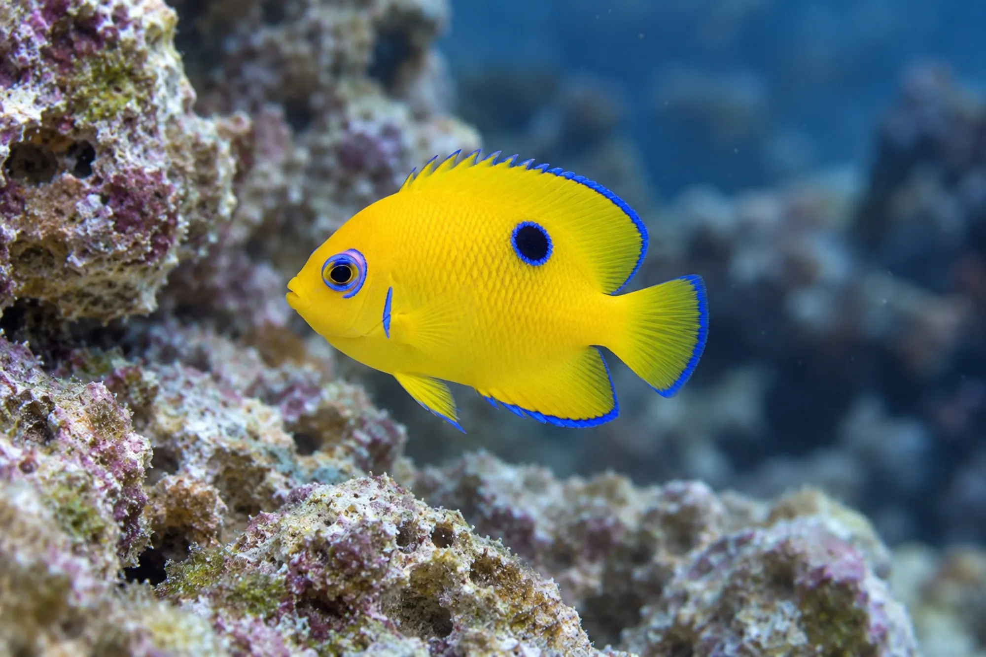 Zitronen-Zwergkaiserfisch Nachzucht, Centropyge flavissima