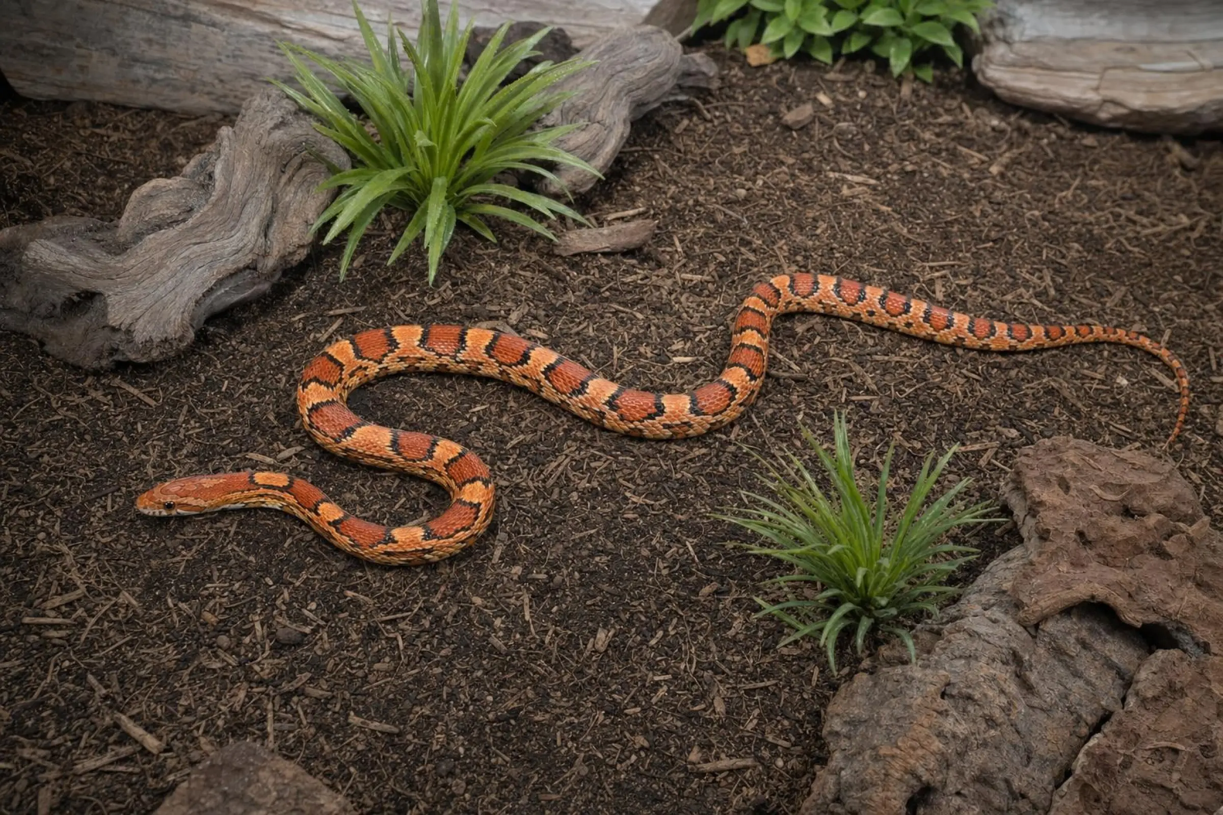 Okeetee-Kornnatter, Pantherophis guttatus