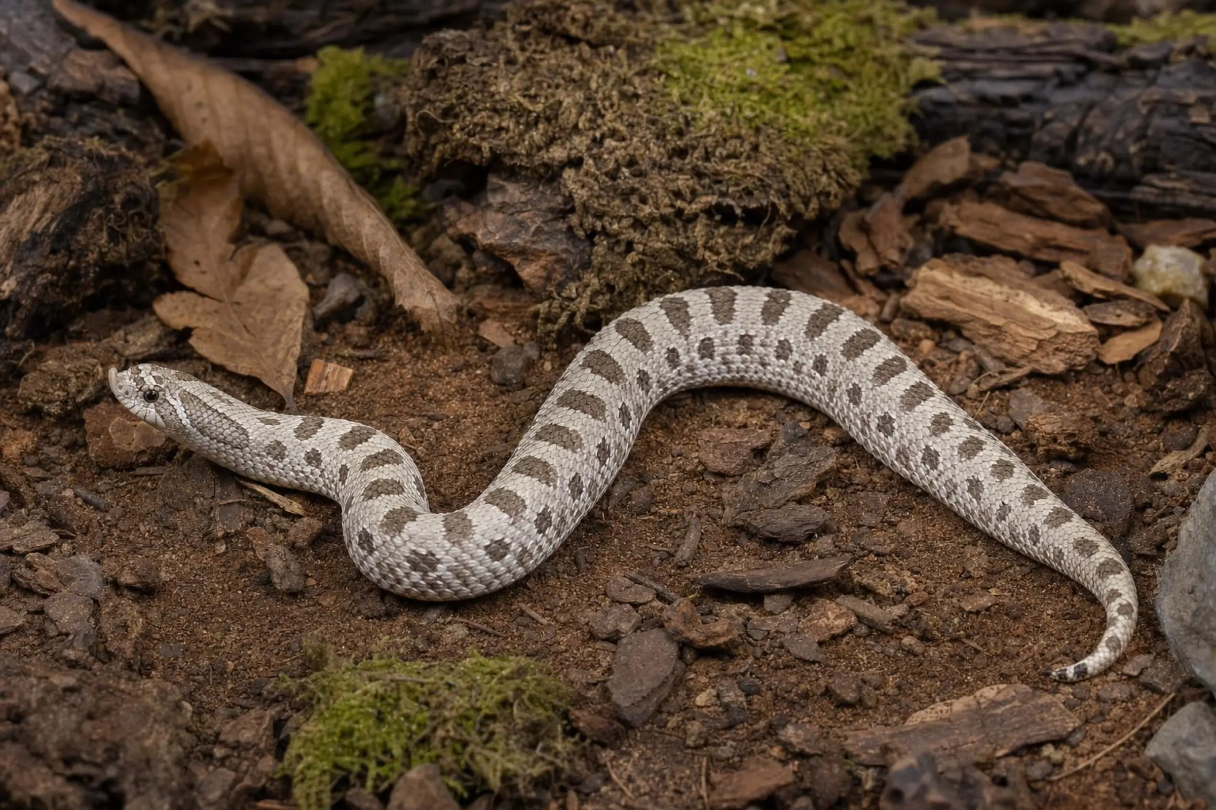 Westliche Hakennasennatter „Arctic Superconda Frost“, Heterodon nasicus