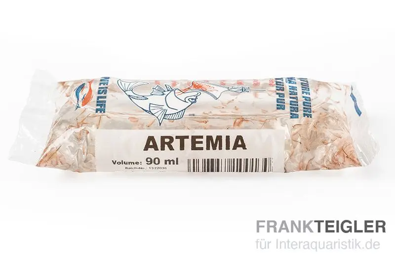 Lebendfutter Artemia Portionsbeutel, 90 ml, Salinenkrebse