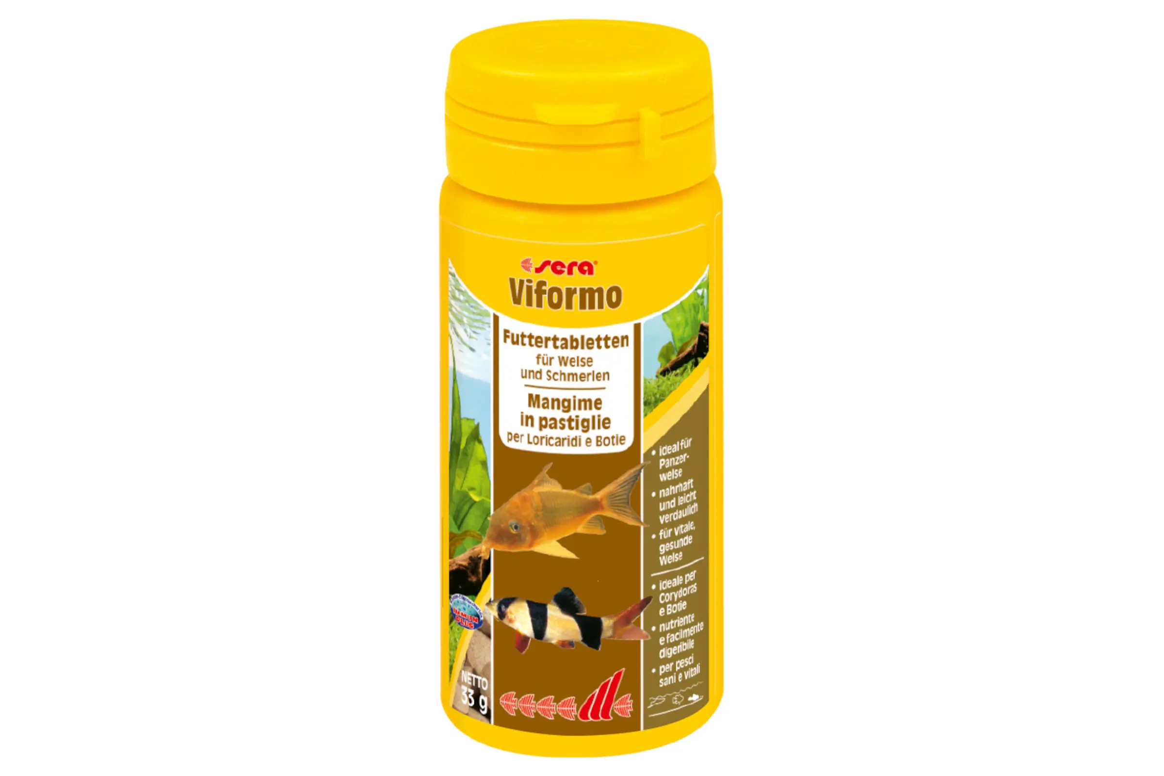 Sera Viformo Pleco, Hauptfutter-Tabletten, in 3 Größen