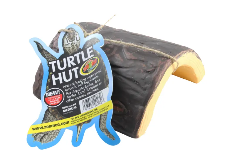 Zoomed Turtle Hut (plant resin product) Medium, Kunstharz-Höhle