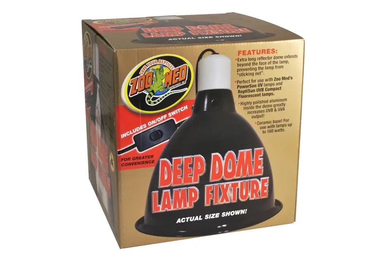 Zoomed Repti Deep Dome Lampenfassung (max. 160 W)