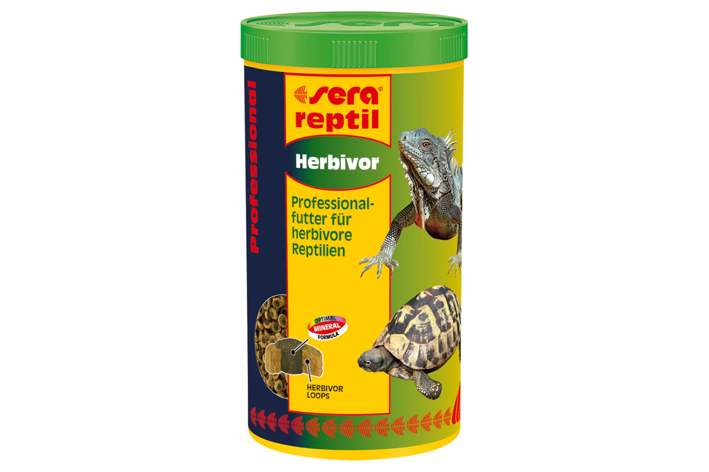 Sera reptil Professional Herbivor Nature, Hauptfutter-Ringe, in 3 Größen