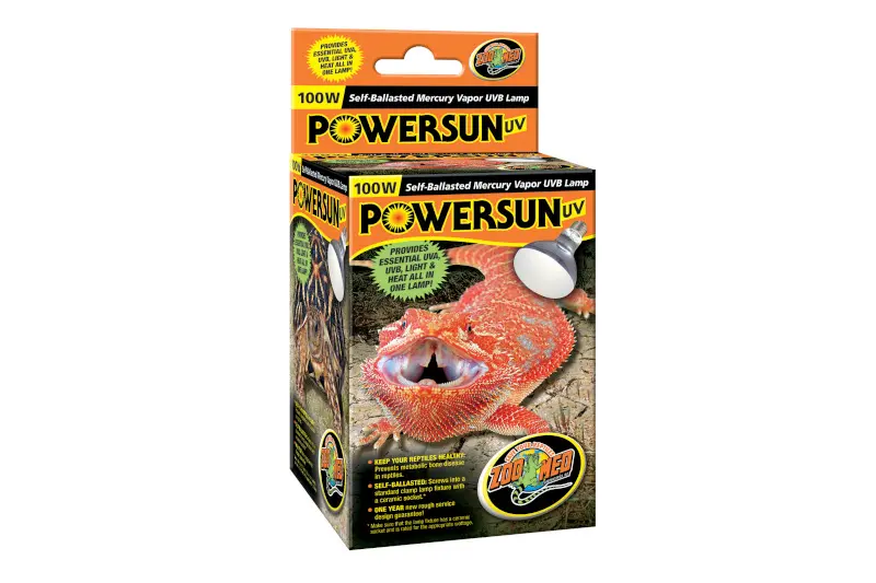 Zoomed PowerSun UV (Self-Ballasted MV), UVB-Vollspektrumlampe, 100 Watt