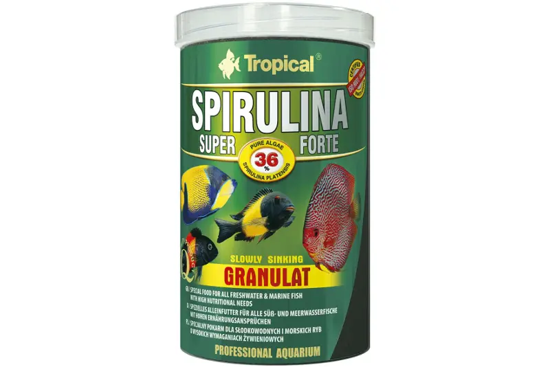 Tropical Spirulina Super Forte 36 % Granulat, 250 ml