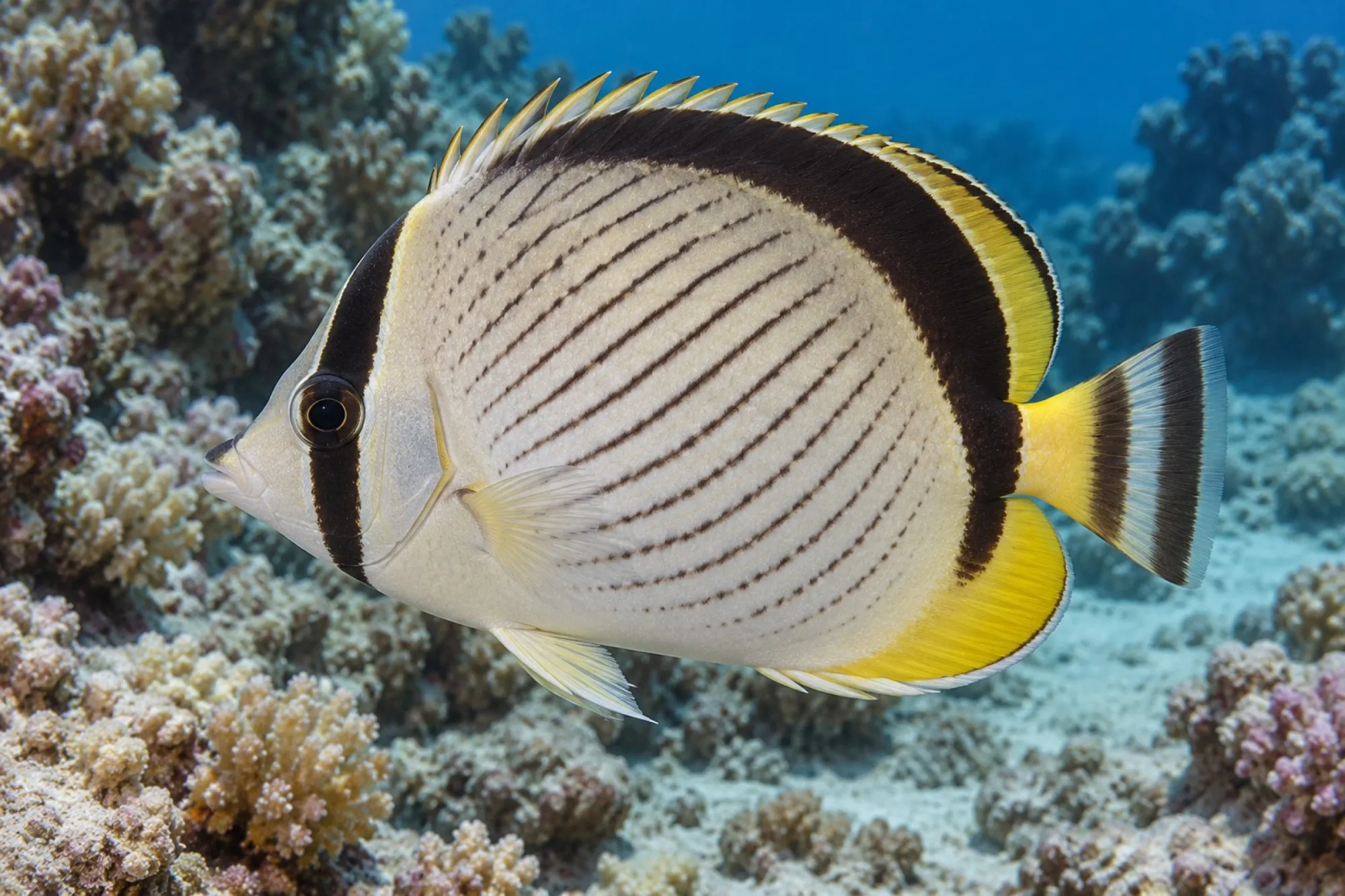 Gemalter Falterfisch, Chaetodon pictus