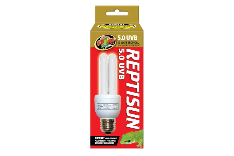Zoomed ReptiSun 5.0 UVB Mini Compact, UVB-Lampe, 13 W