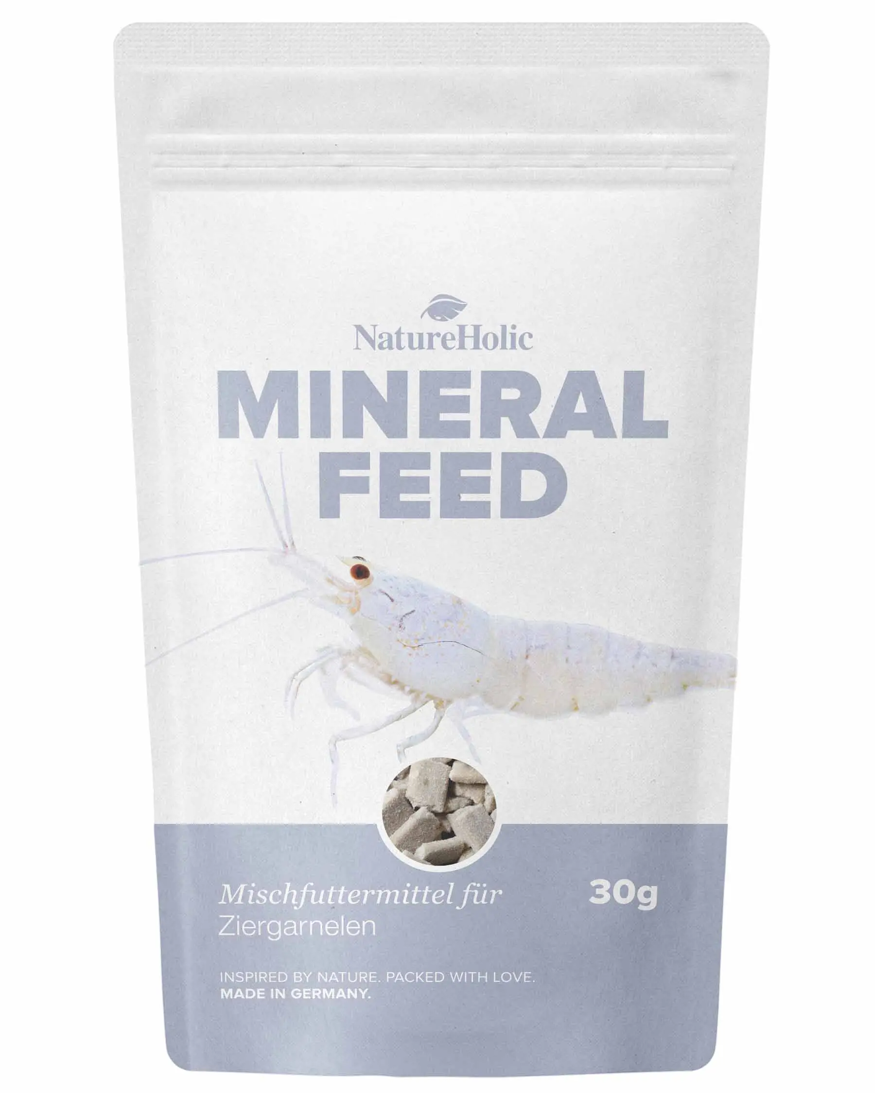 NatureHolic Mineralfeed, Garnelenfutter, 30 g