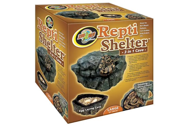 Zoomed Repti Shelter 3 in 1 Cave Large, Terrarien-Höhle