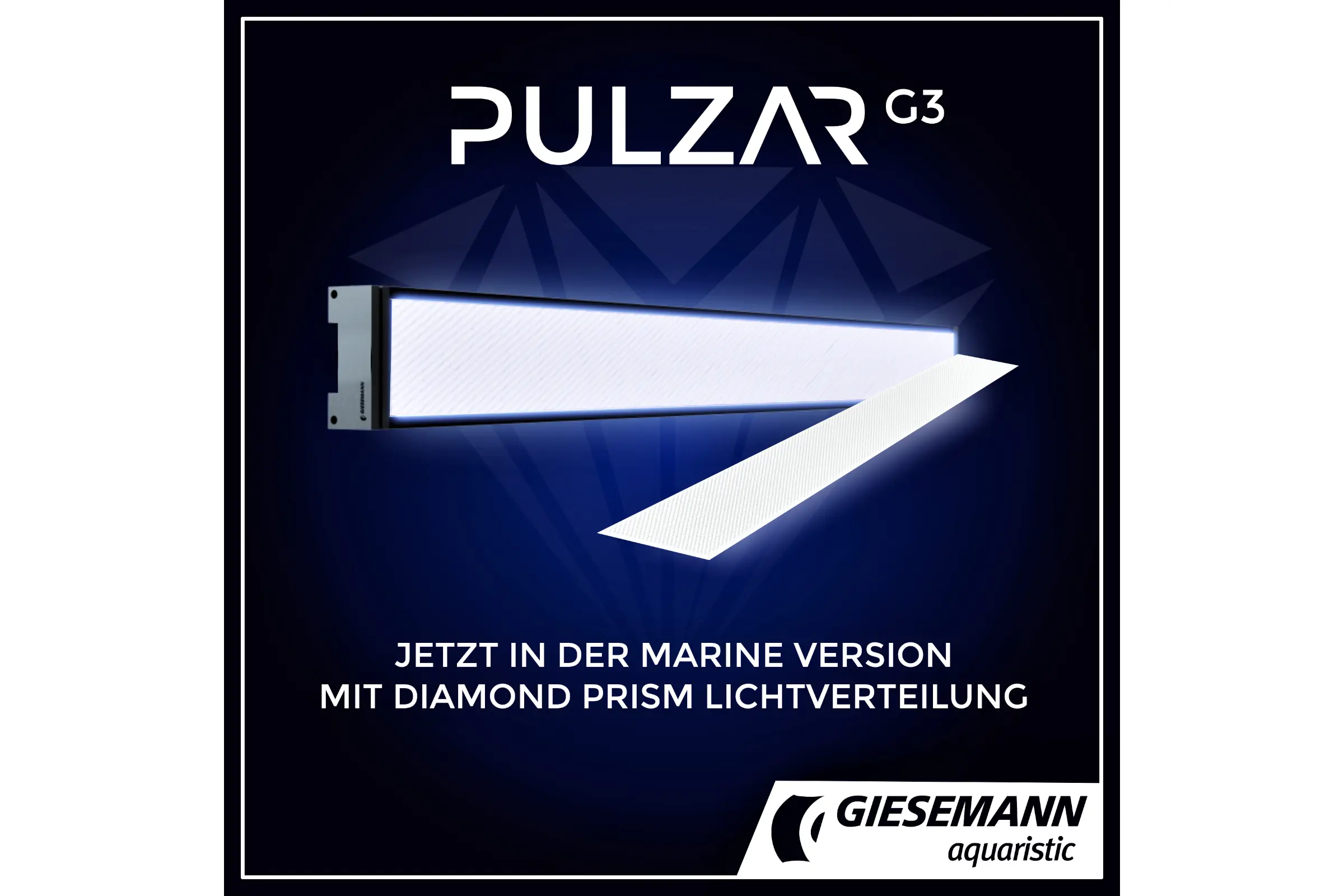 Pulzar G3 Aquariumleuchte Marine-Version mit Diamond Prism