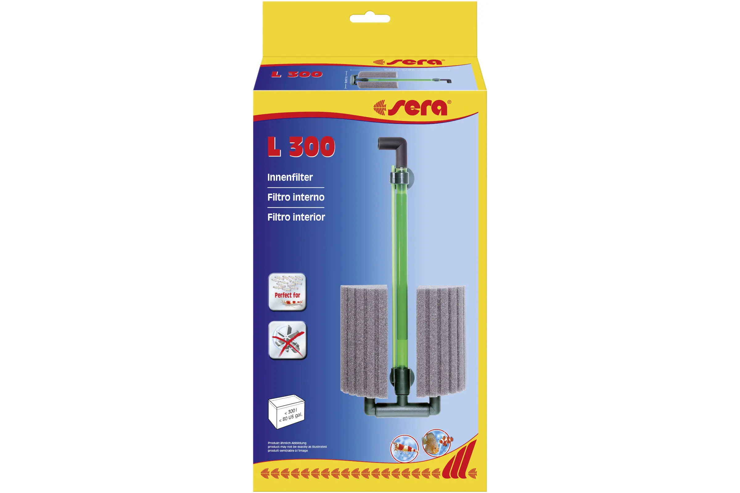 Sera Innenfilter L300, Doppel-Luftfilter