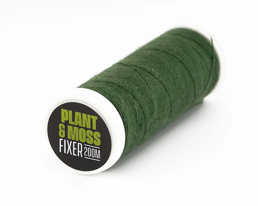 Rolle mit grünem Plant & Moss Fixer Faden 200 m