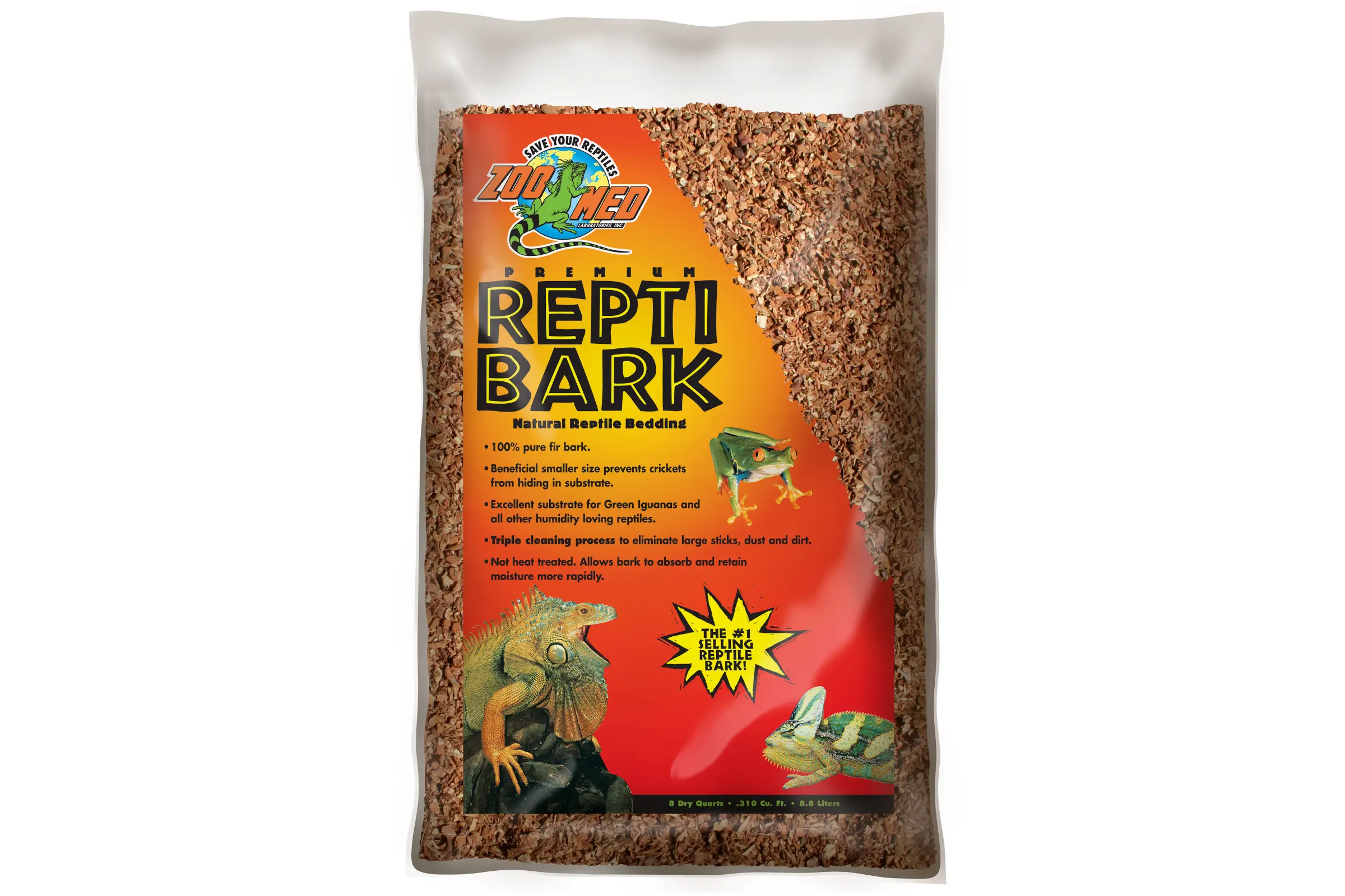 Zoomed Repti Bark, Rindenmulch-Substrat, 8,8 L
