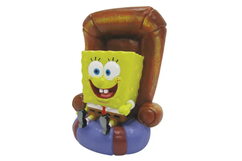Penn-Plax SpongeBob in Sessel, Aquarium-Deko, 12,7 cm
