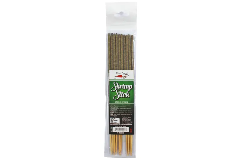 Ceramic Nature Shrimp Stick Spinat Lolly 10 Stk.