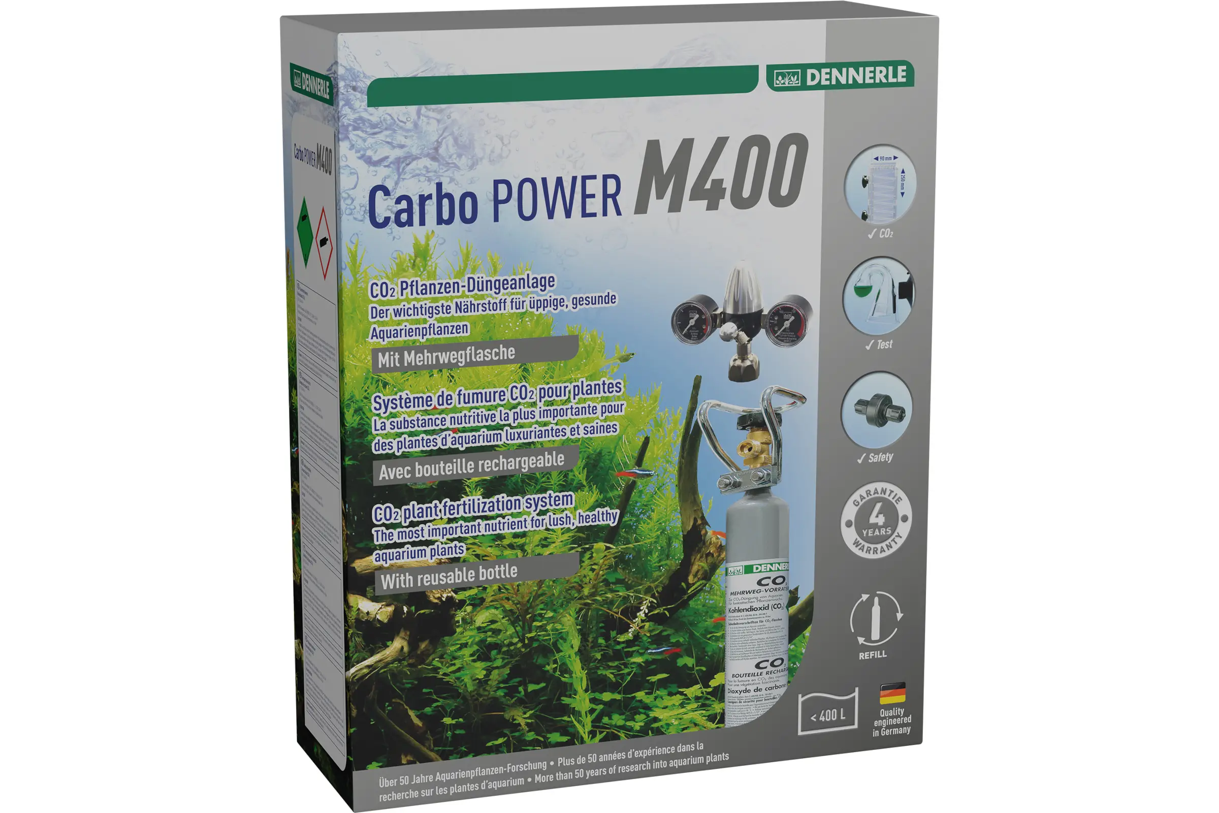 Dennerle CO² -Set Mehrweg 300 Quantum / Carbo POWER M400 (Auslaufartikel)