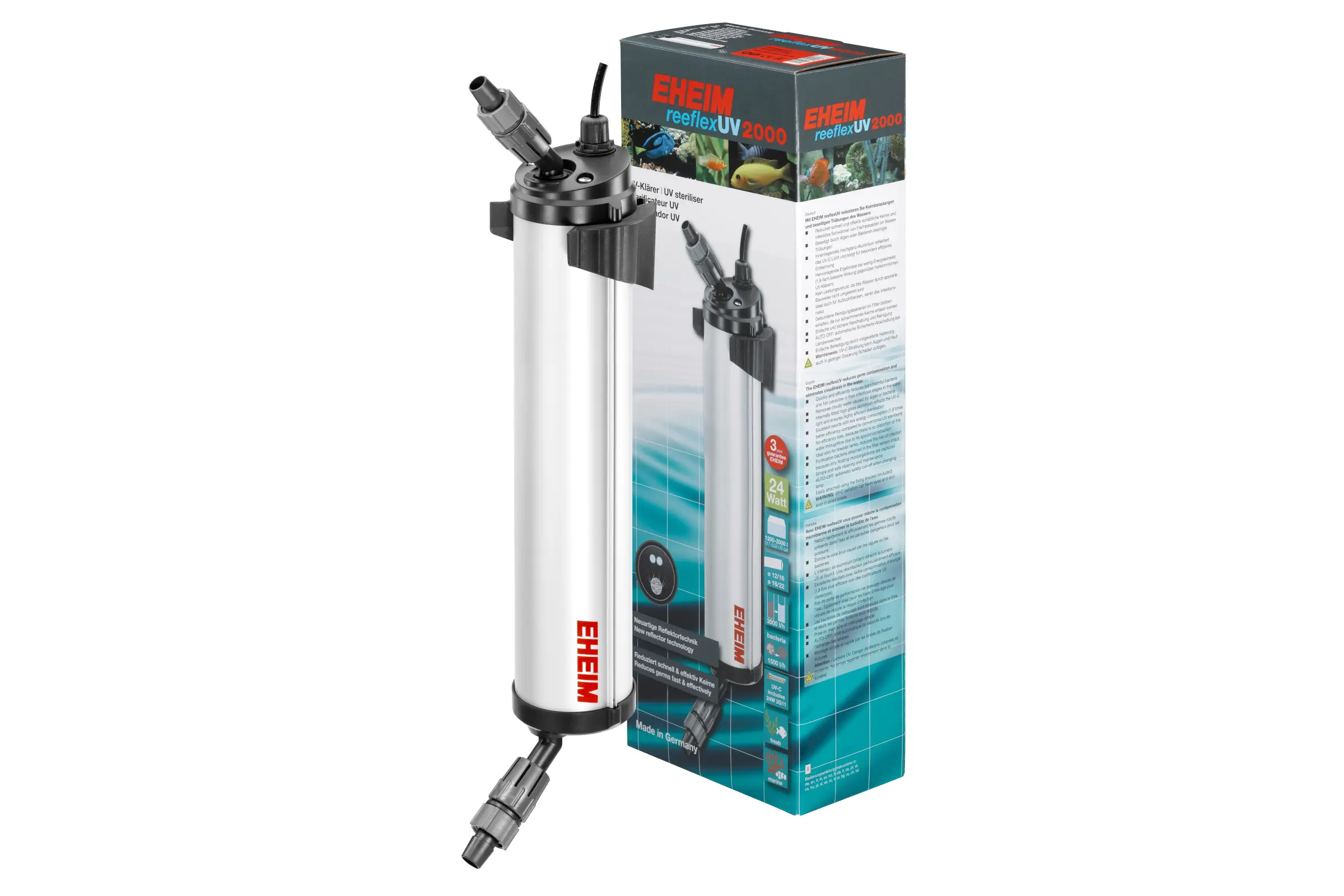Eheim reeflexUV 2000, UV-Klärer, 24 W