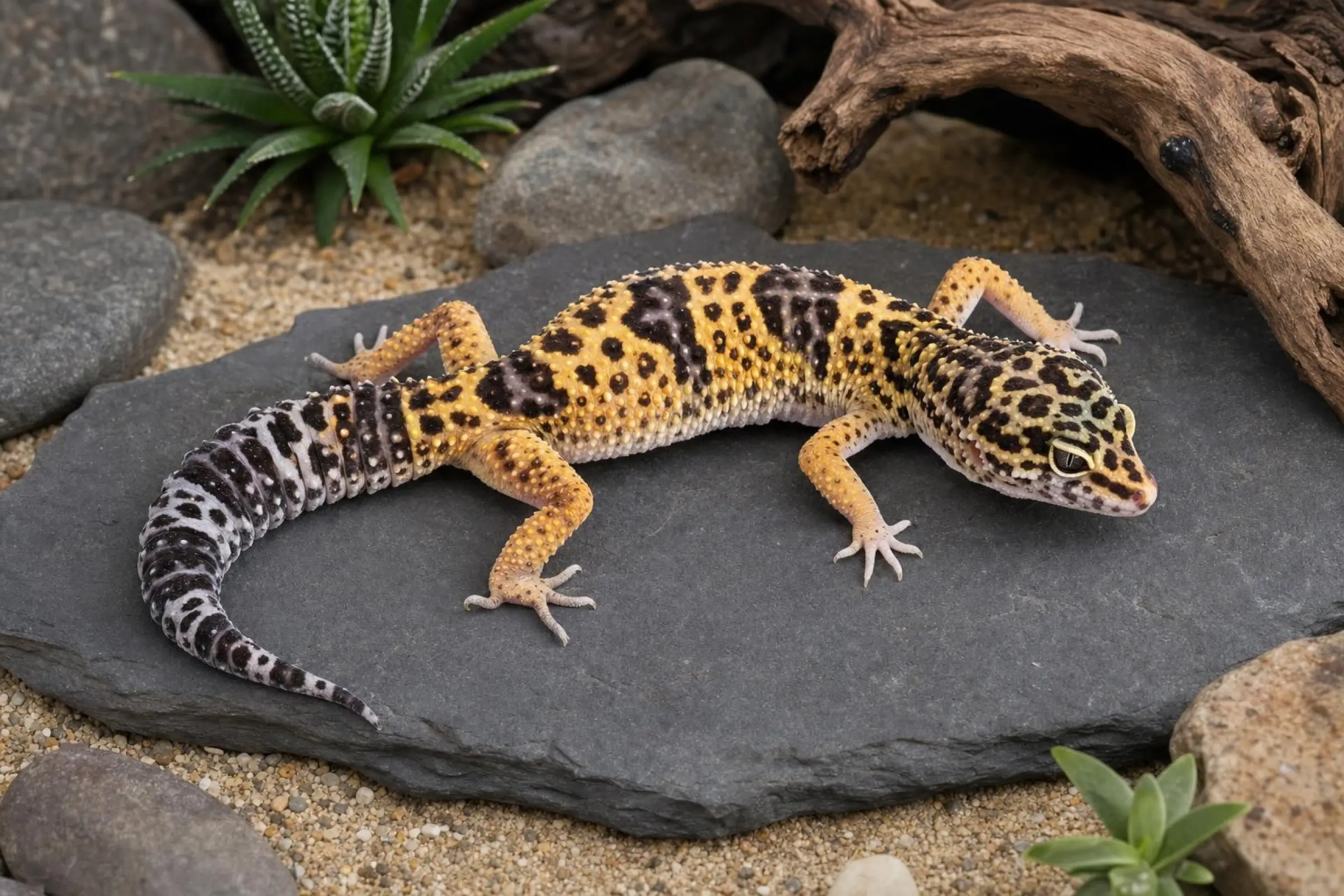 Leopardgecko „Designer Mix“, Eublepharis macularius
