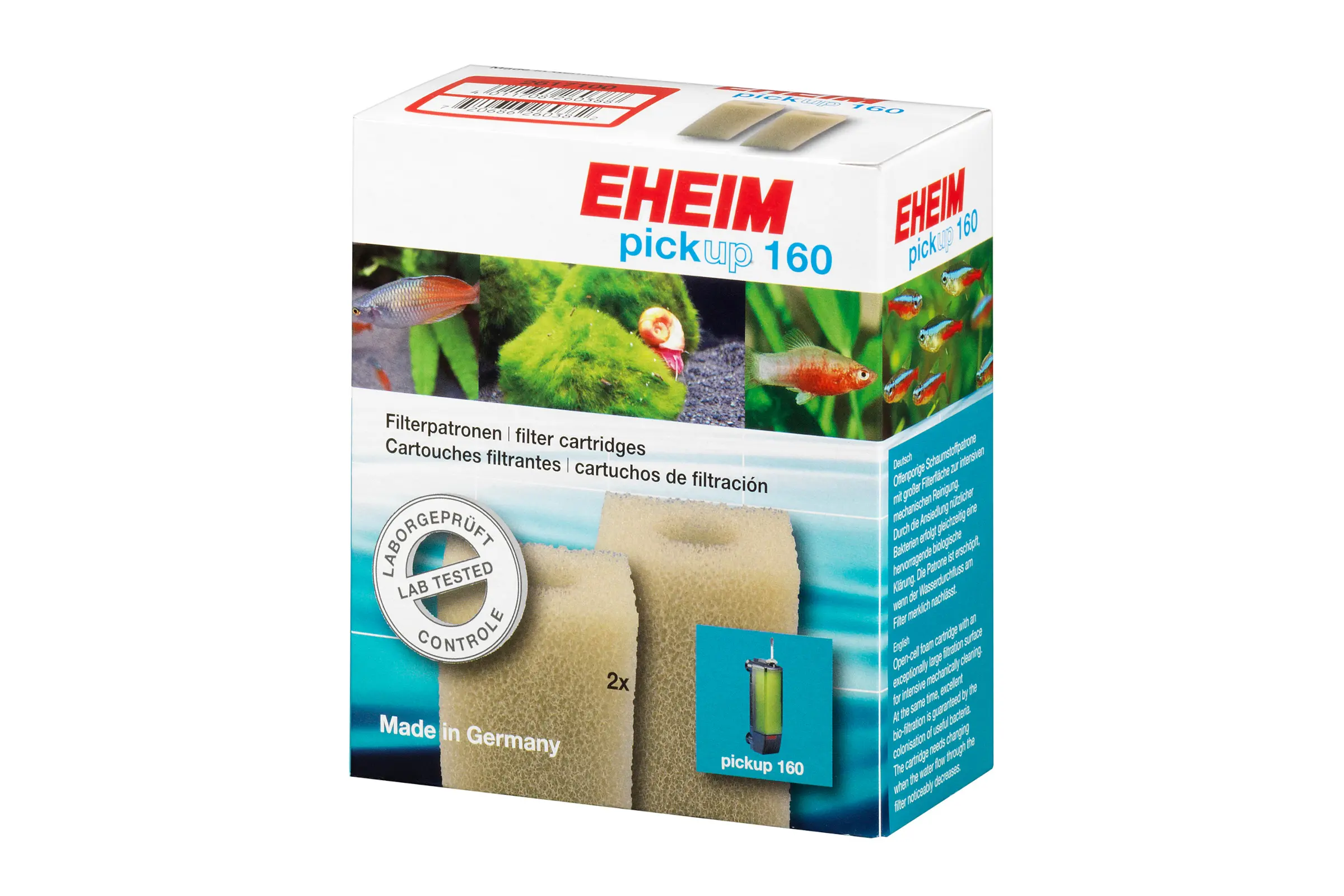 Eheim Filterpatrone 2 Stück für pick up 160 (2010)