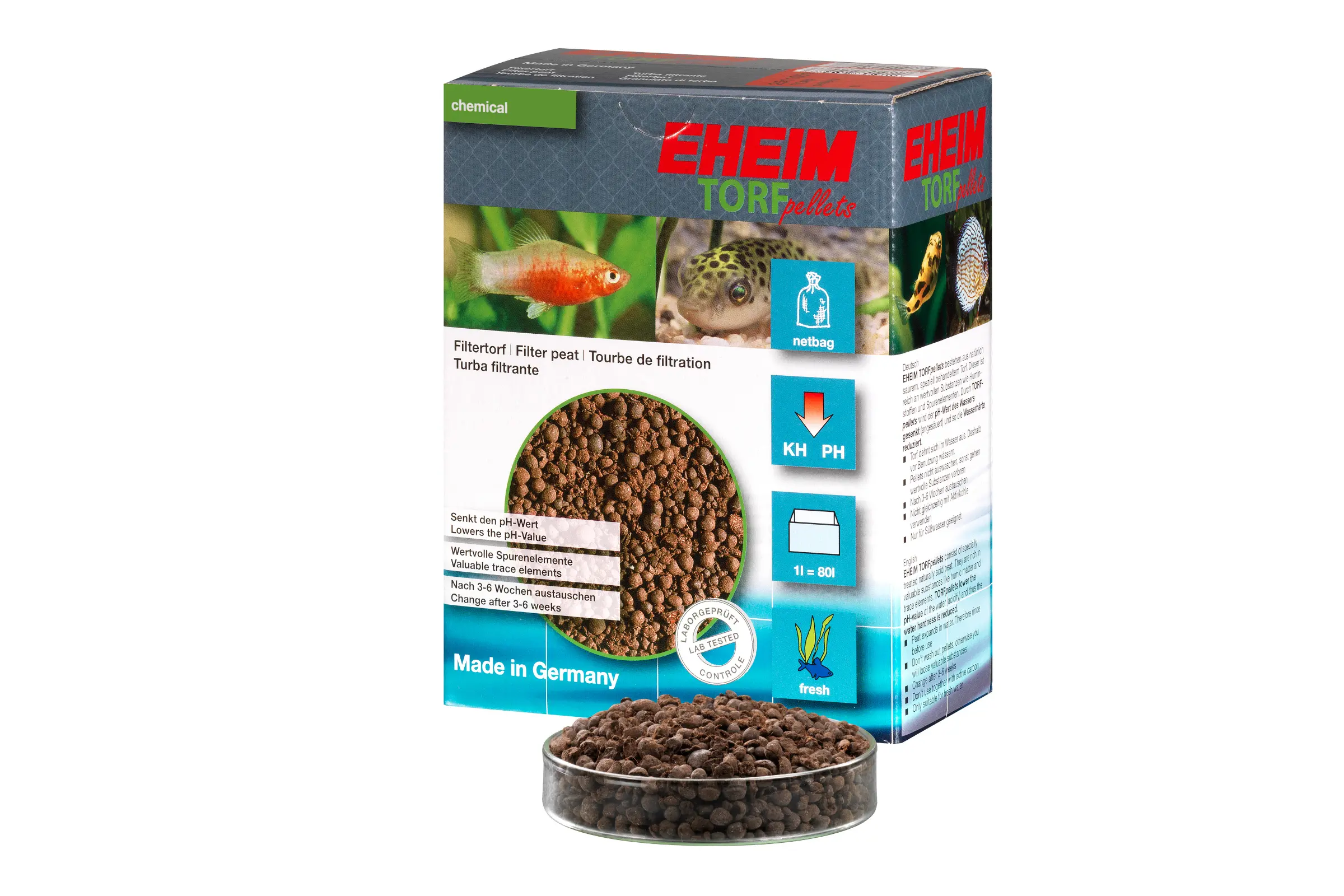 Eheim TORFpellets 1 l inkl. Netzbeutel