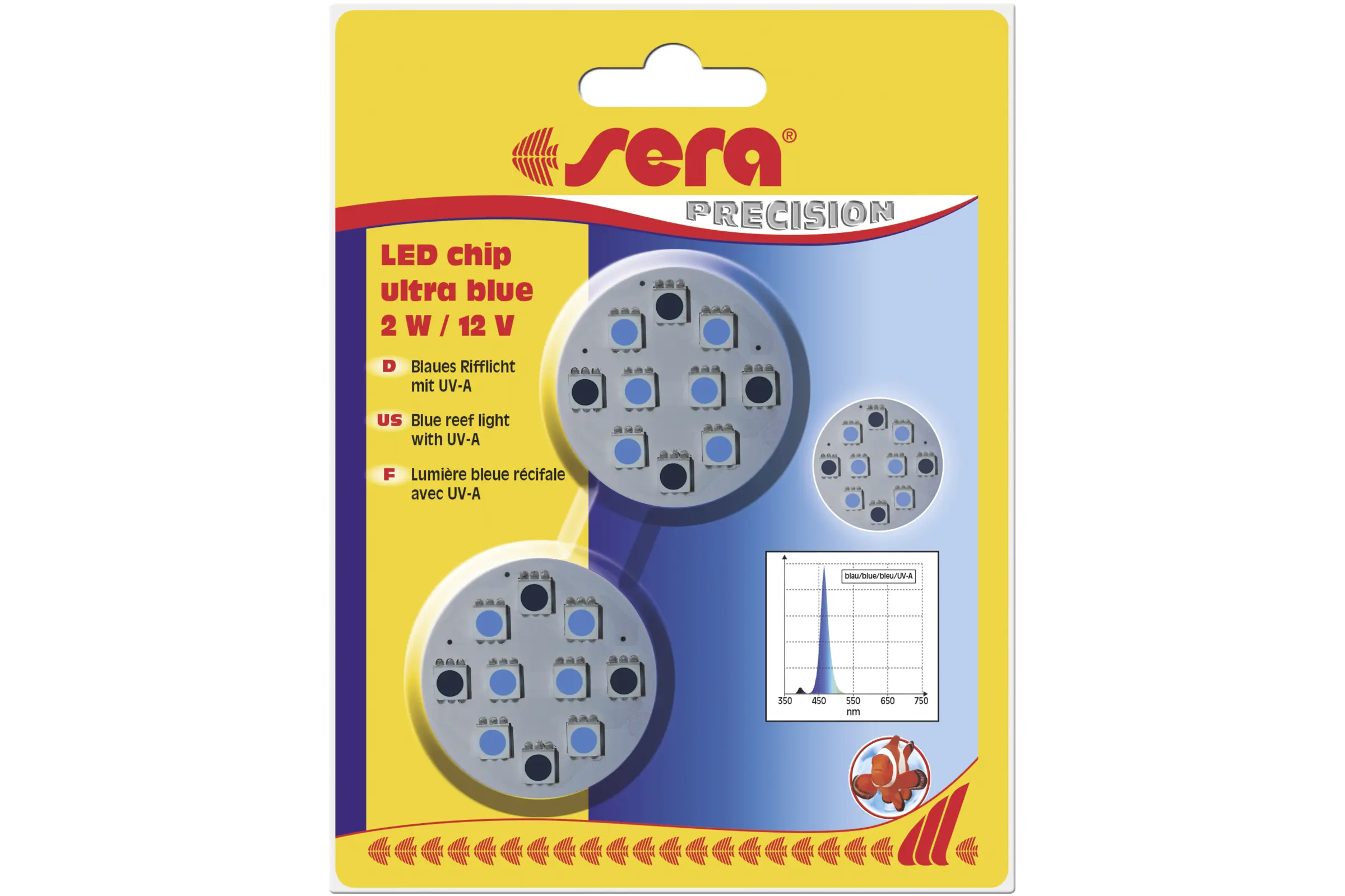 Sera LED Chips, farbige Austausch-Chips, ultra blue