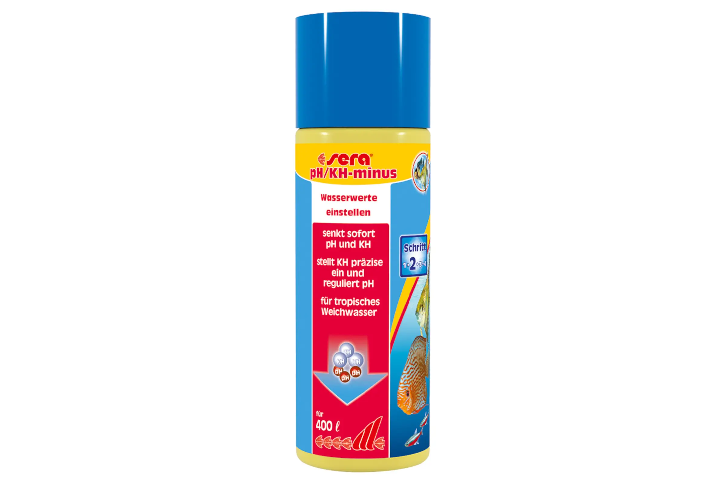 Sera pH/KH-minus, Wasseraufbereiter, in 100, 250 und 500 ml
