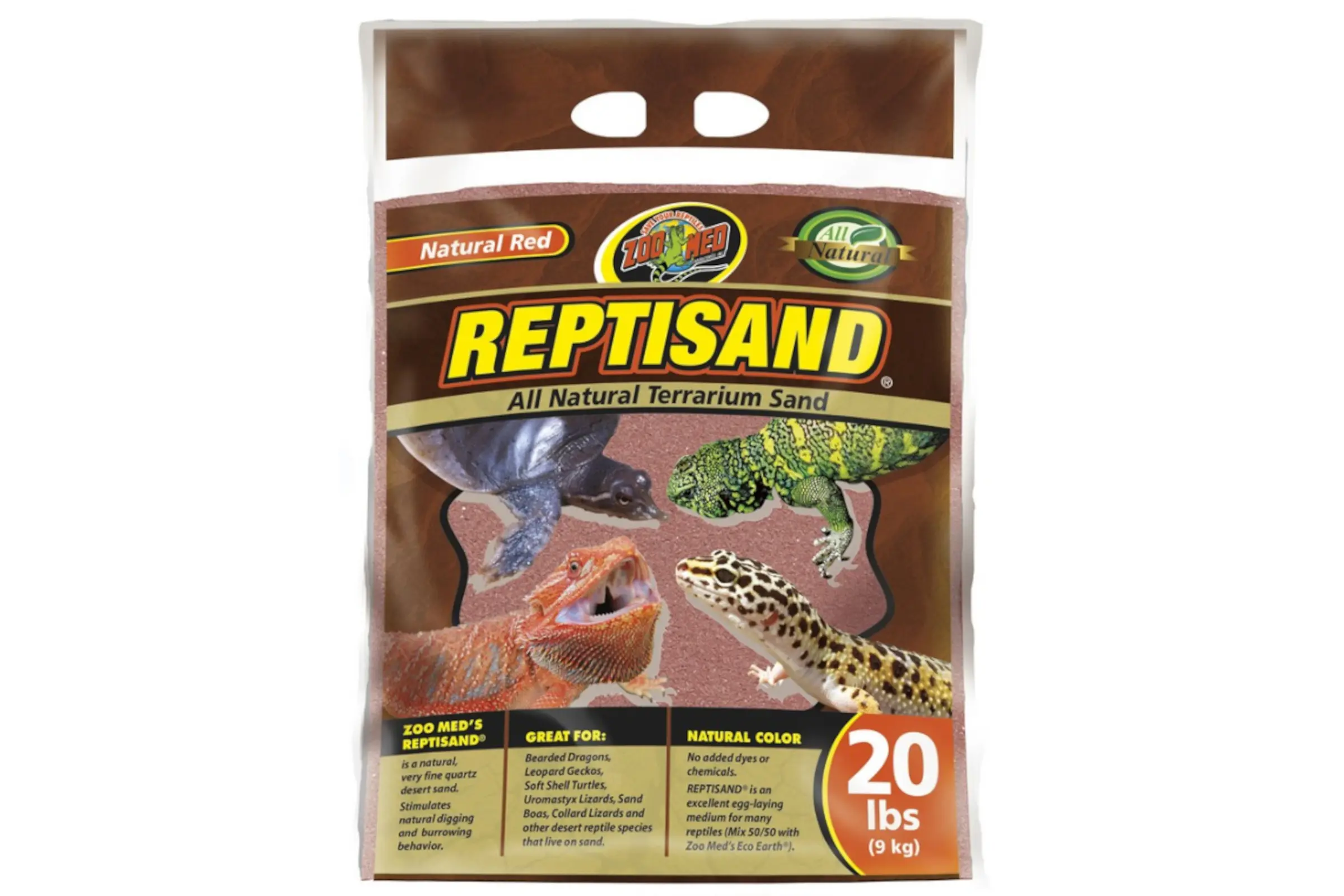 Zoomed Repti Sand Natural Red, Bodensubstrat, 9 kg