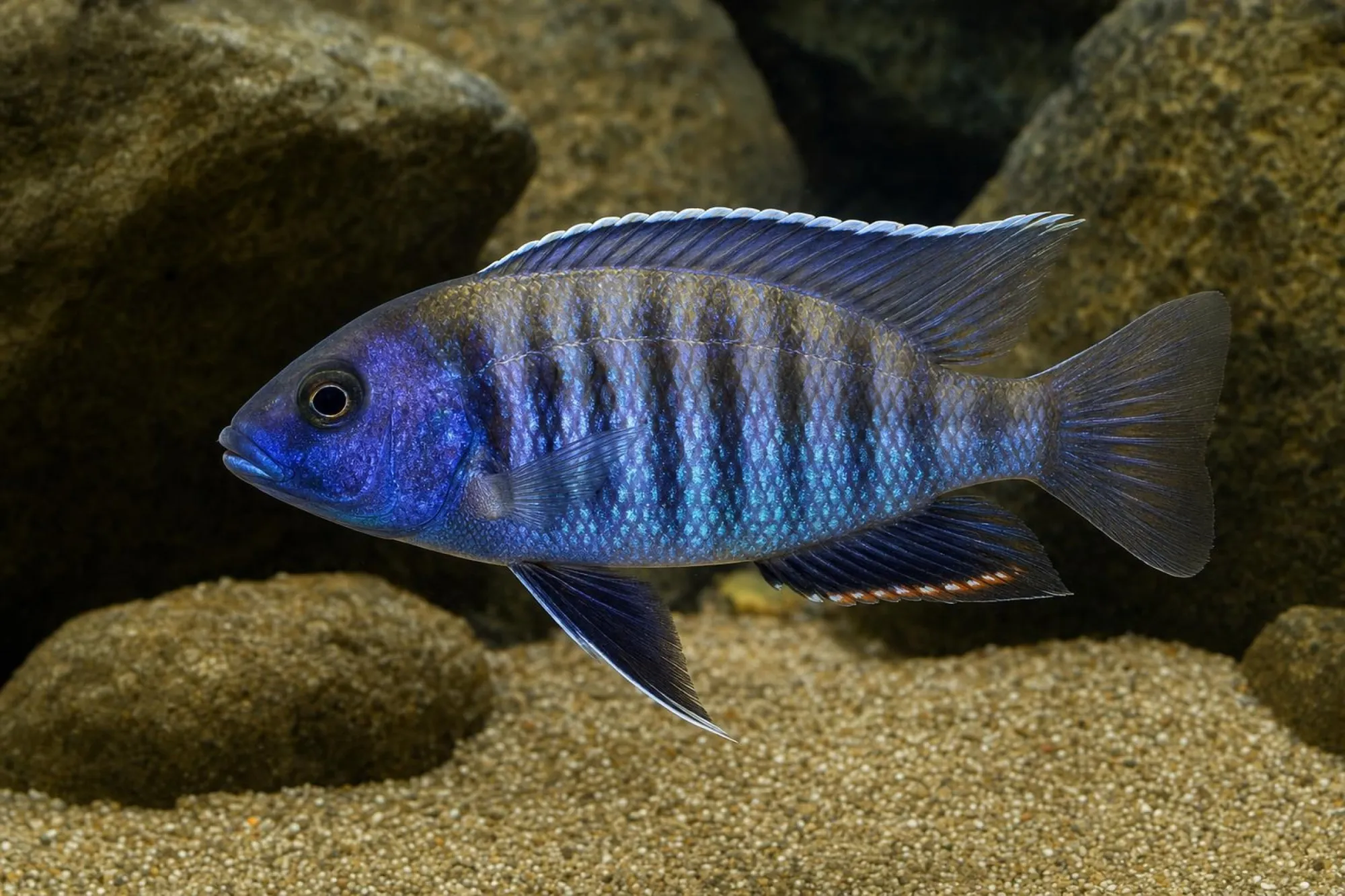 Boadzulu-Utaka, Nyassachromis boadzulu, ca. 6,0-7,0 cm