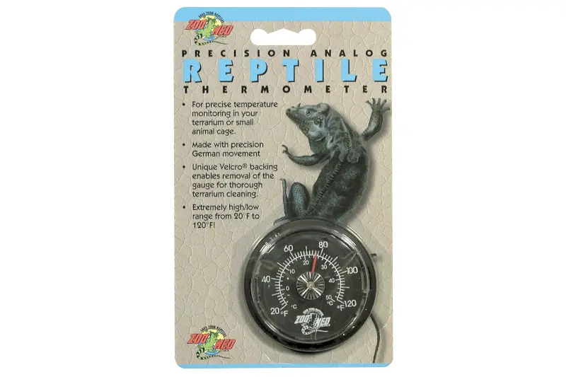 Zoomed Analog Reptile Thermometer
