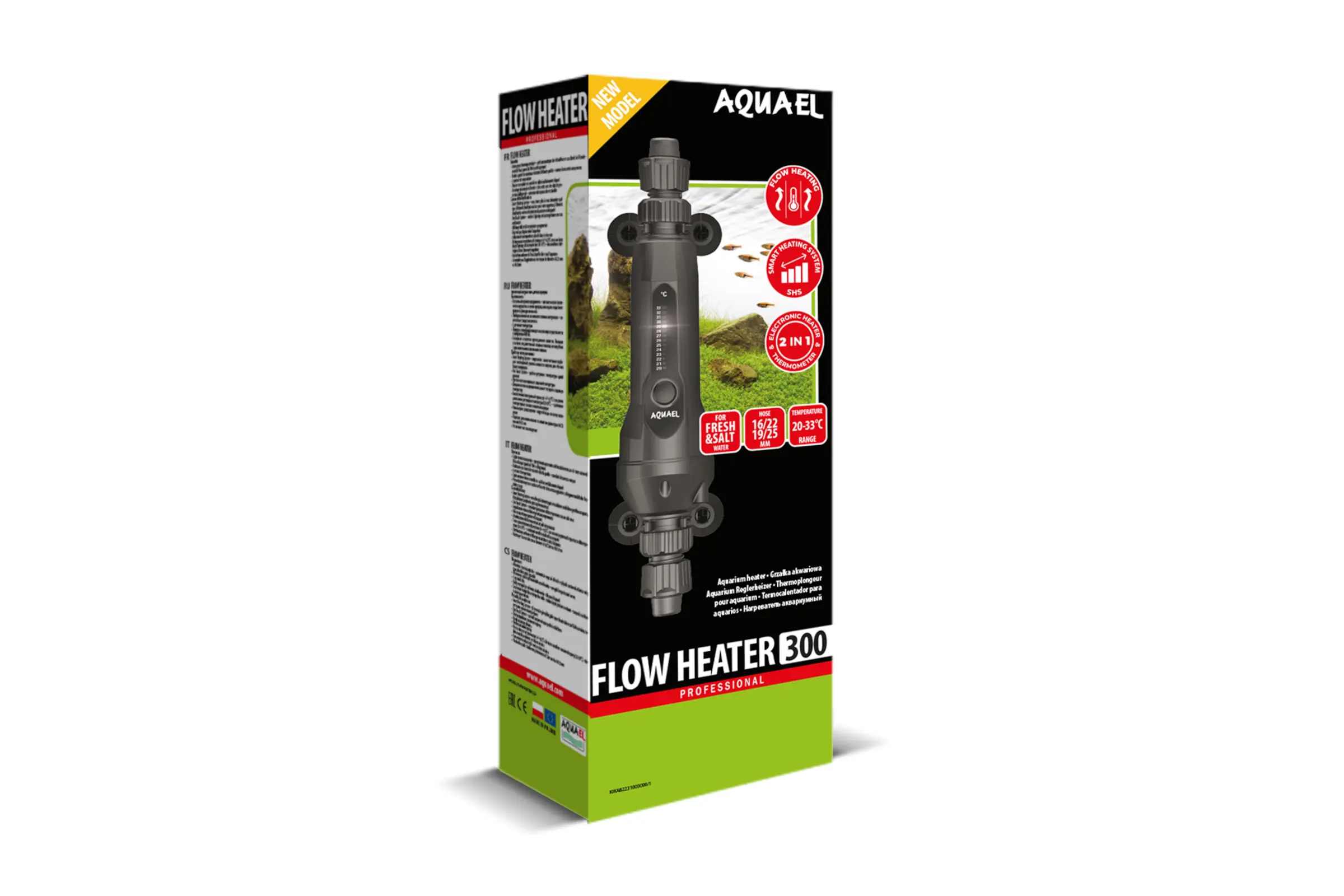 Aquael Flow Heater 2.0, Durchlaufheizer, in 300 und 500 W