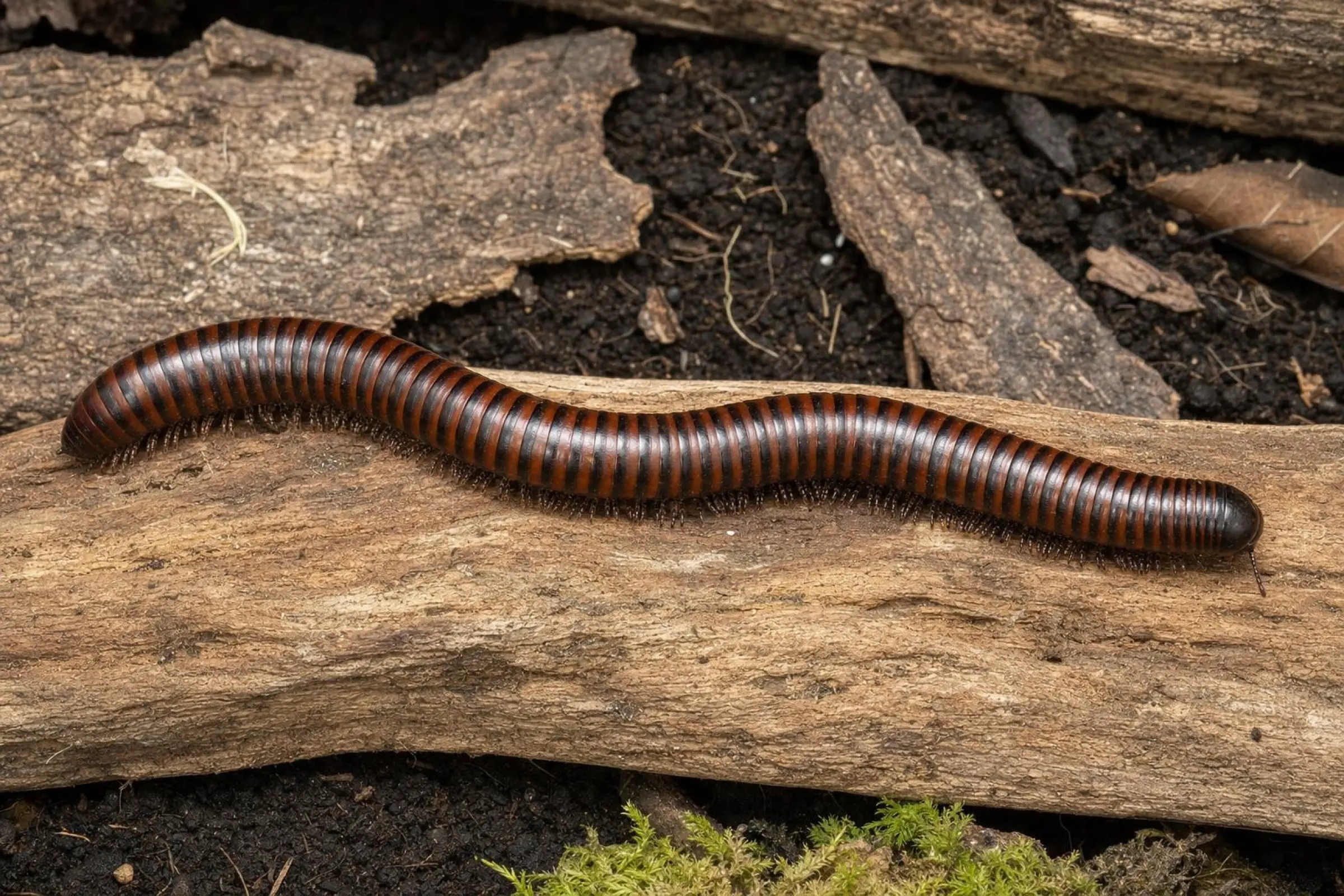 Malaysischer Tausendfüßer aus Nachzucht, Thyropygus sp.