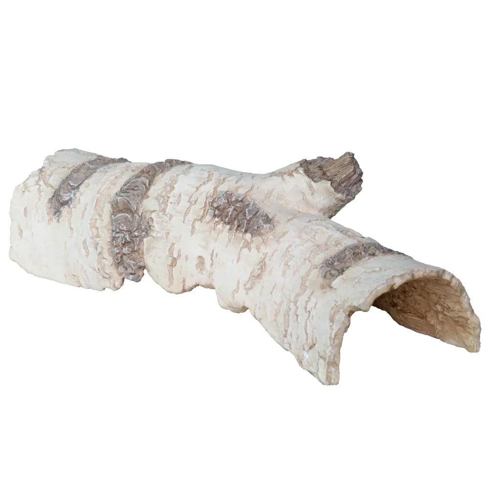 Hobby Birch Tunnel 2, Terrarium Versteck Höhle, 25,5 × 9 × 7,5 cm