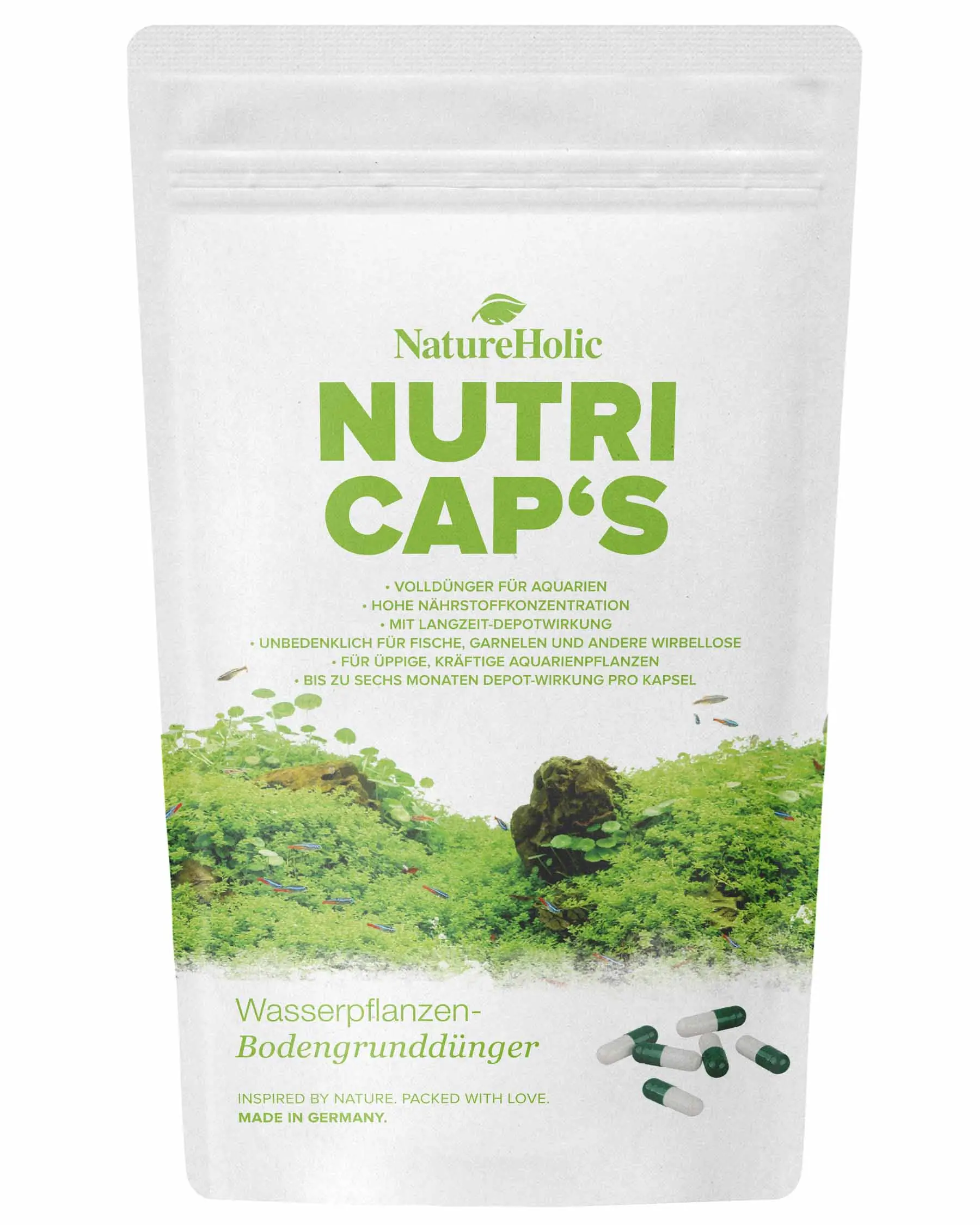 NatureHolic NutriCaps, Bodengrunddünger Kapseln, 11 g
