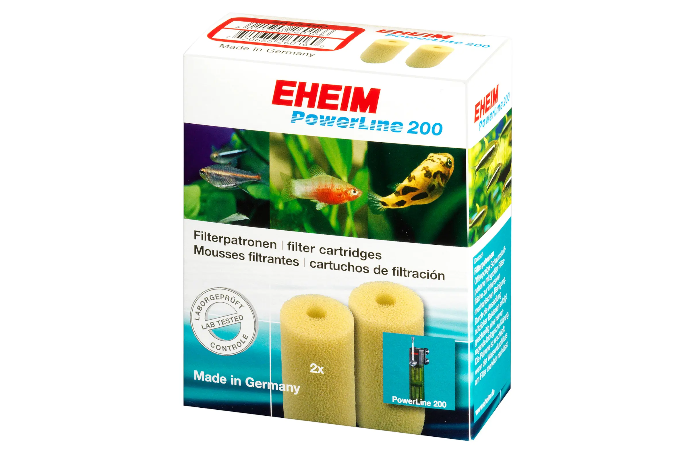 Eheim Filterpatrone 2 Stück für Powerline 200 (2048)